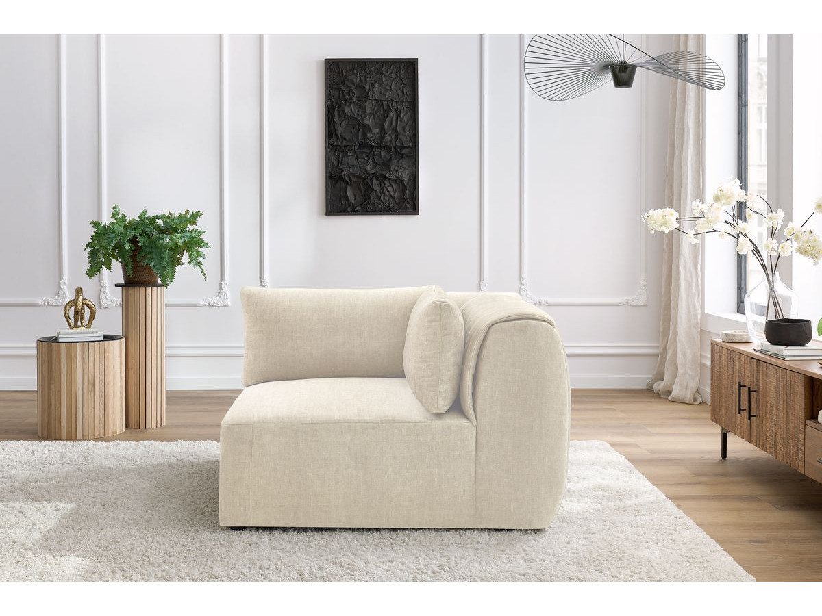 Bobochic Jeanne Eckmodul Samt Beige