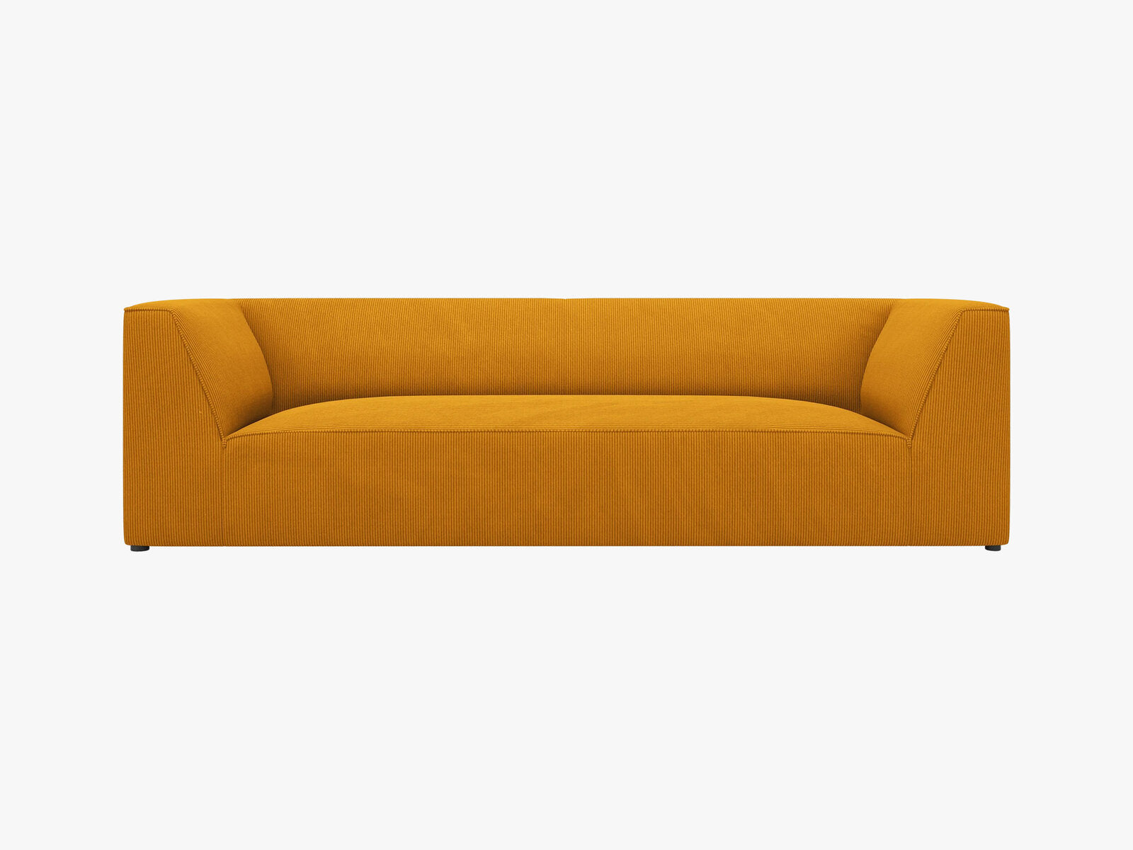 Micadoni Sofa Ruby 3-Sitzer Kord Scala Gelb
