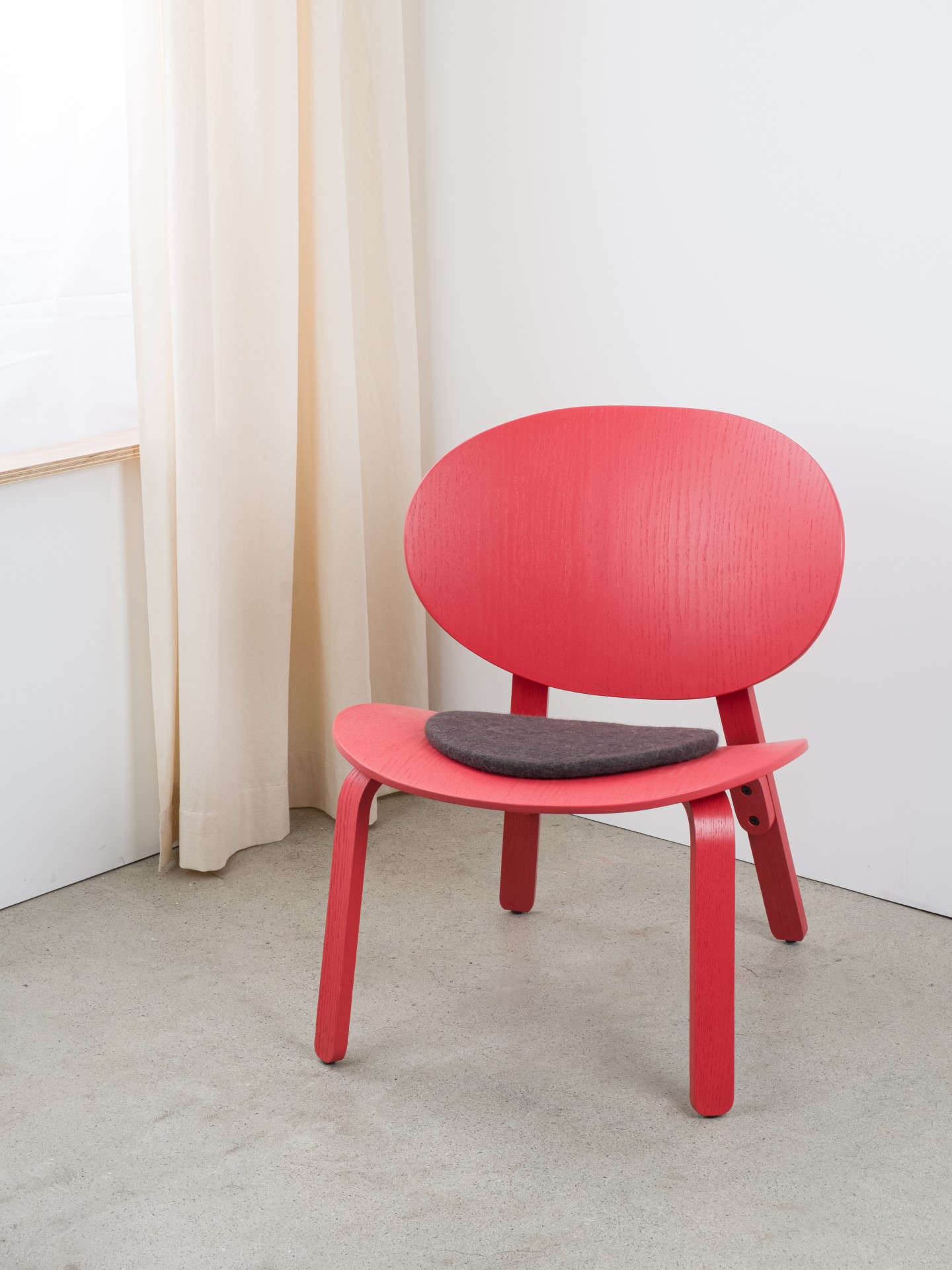 myfelt Kuno - Flache Sitzauflage rund