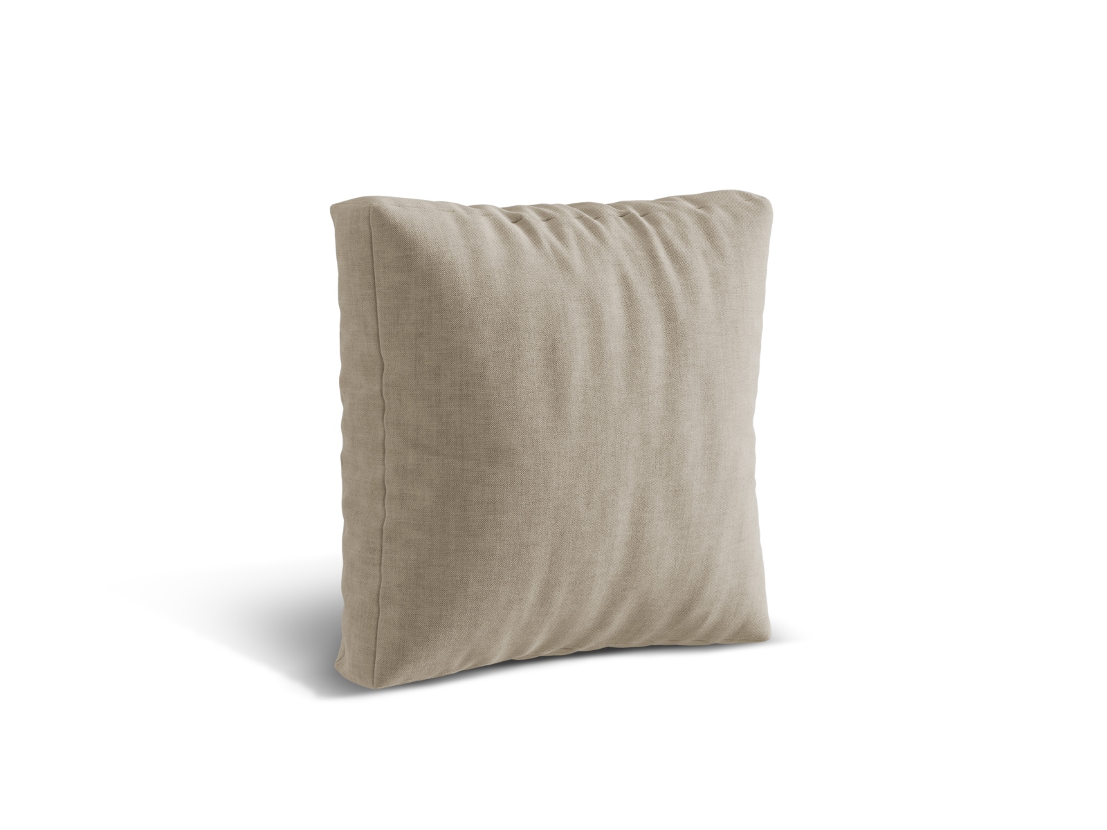 Micadoni Kissen Martina Strukturierter Stoff Boston Helles Beige 55x55
