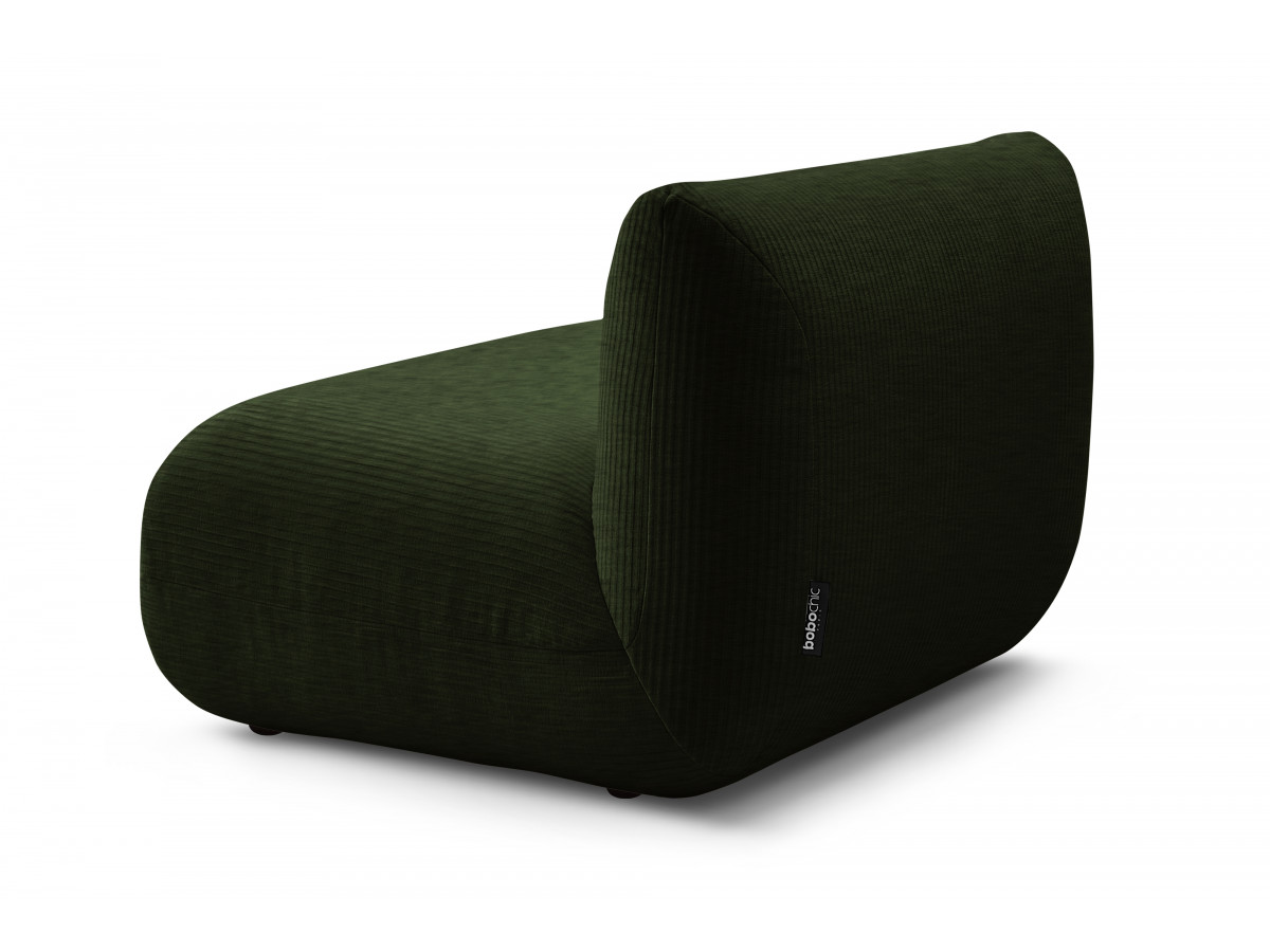 Bobochic Lecomte Sofamodul 1-Sitzer Strukturstoff Grün
