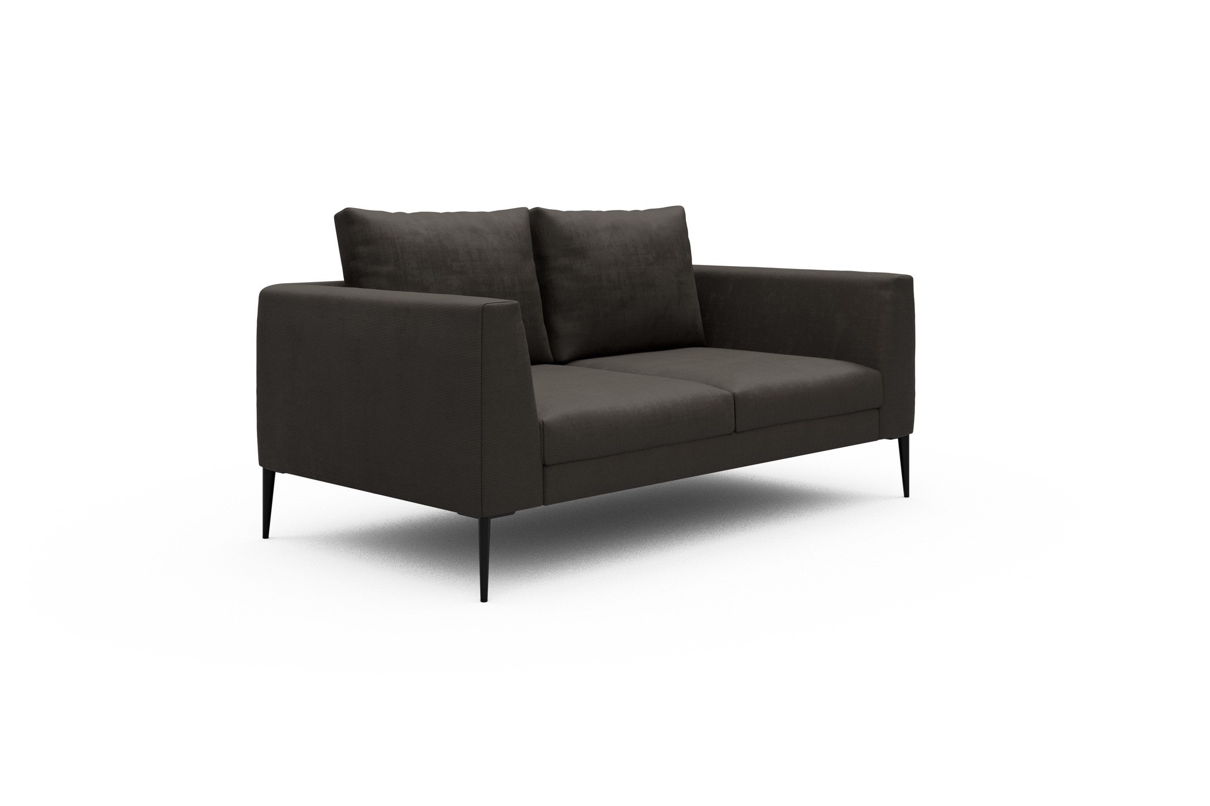 Sofa Paul 2-Sitzer Cordufine-Taupe