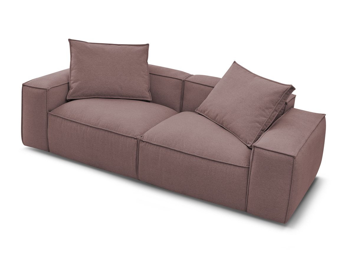 Bobochic Boheme Sofa 3-Sitzer Melange-Stoff Rosa