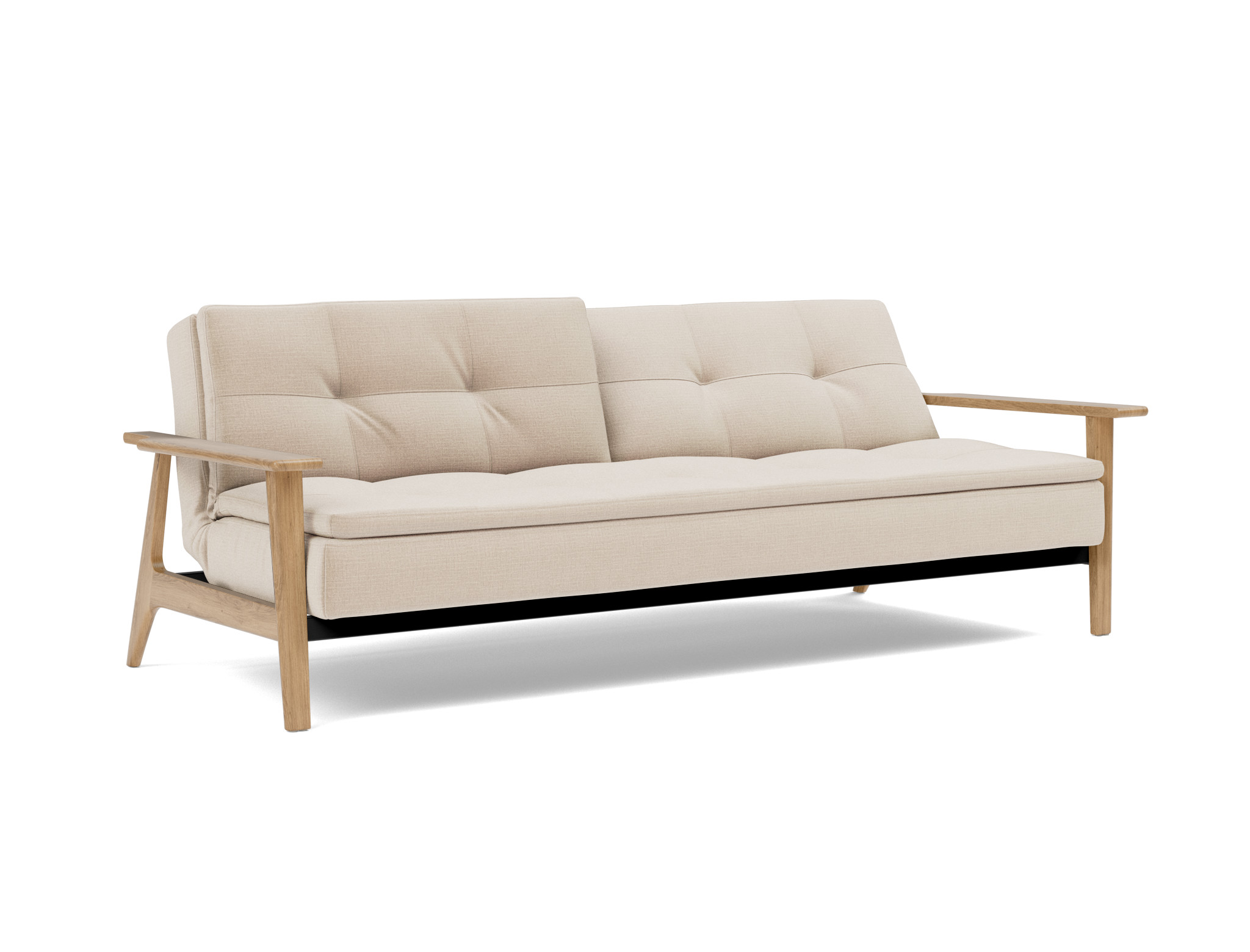 Schlafsofa Dublexo Frej Chenille Esina 410-Almond-Beige