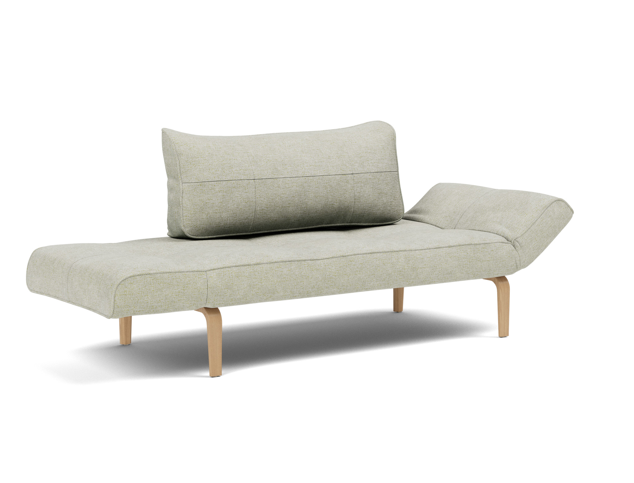 Tagesbett Zeal Flachgewebe Avella 280-Sand Beine Bow Eiche