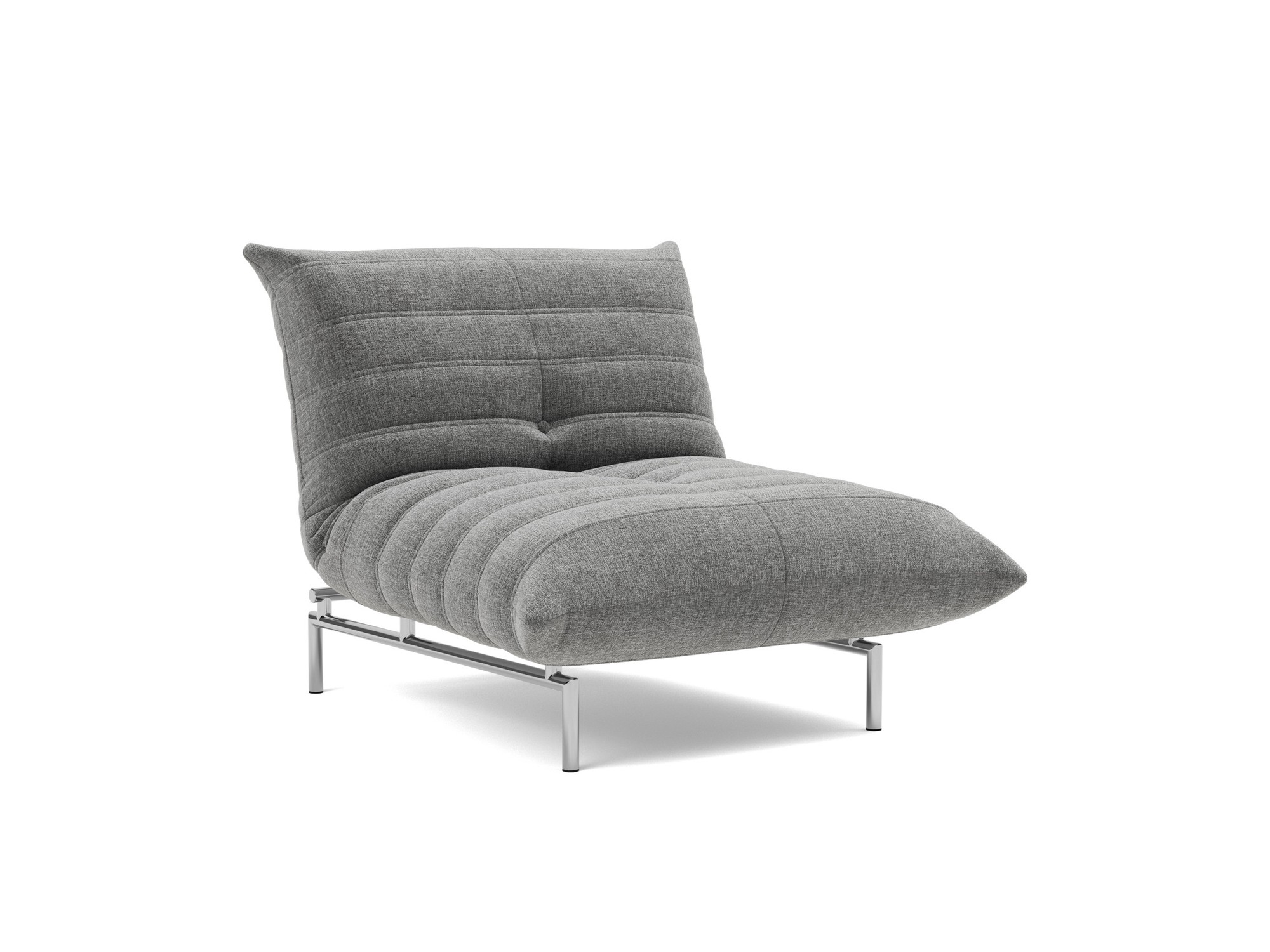 Sessel Mikunjo Strukturierter Stoff Twist 563-Charcoal