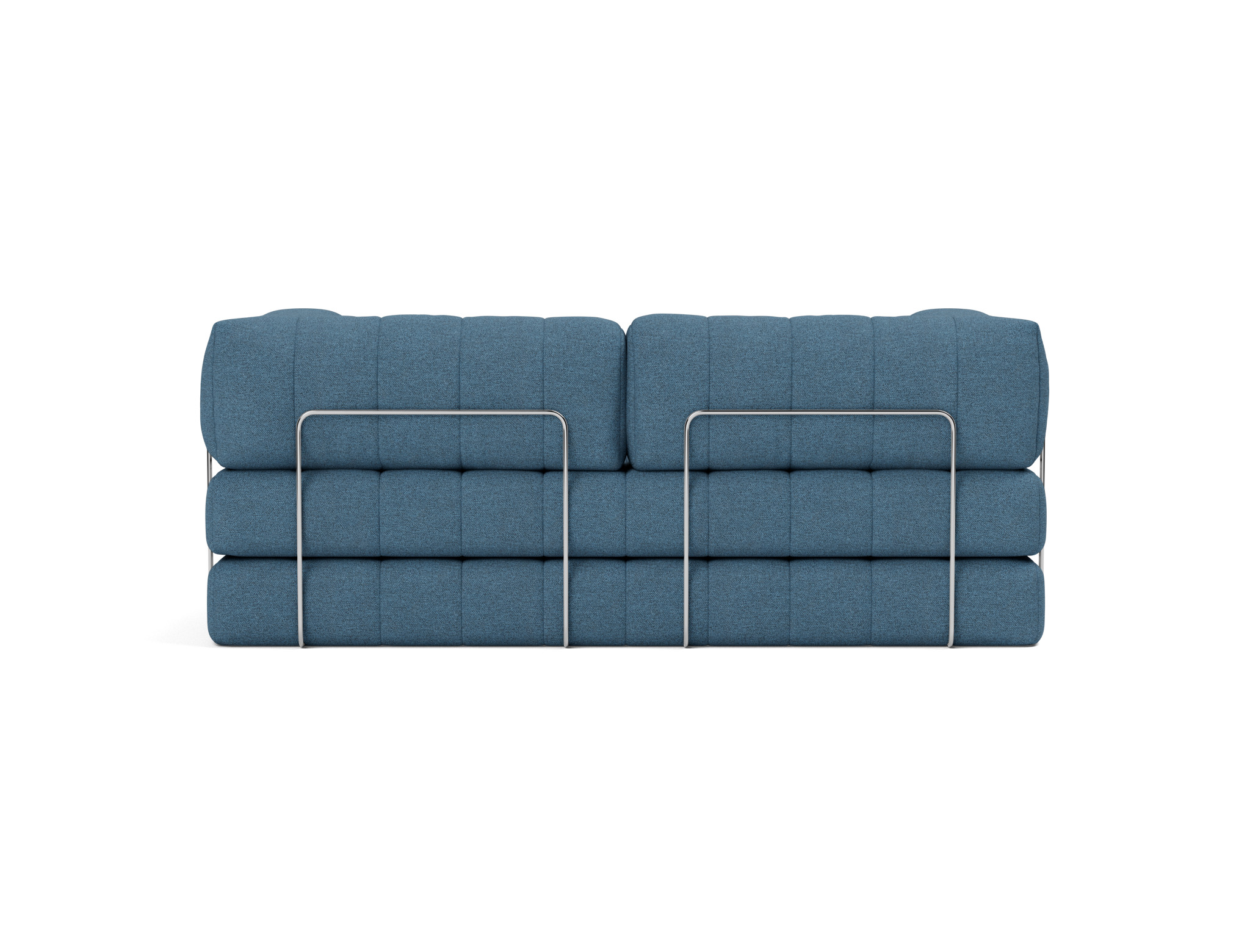 Schlafsofa CozyPad mit Armlehnen Strukturierter Stoff Weda 302-Weda-Blue