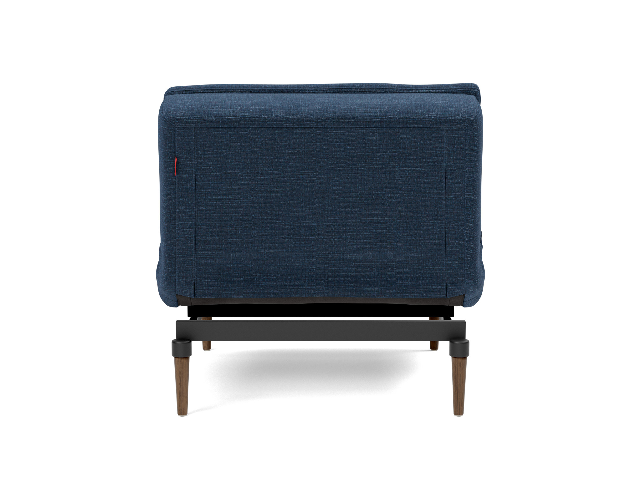 Sessel Dublexo Chenille Esina 414-Indigo-Blue Beine Styletto Eiche dunkel