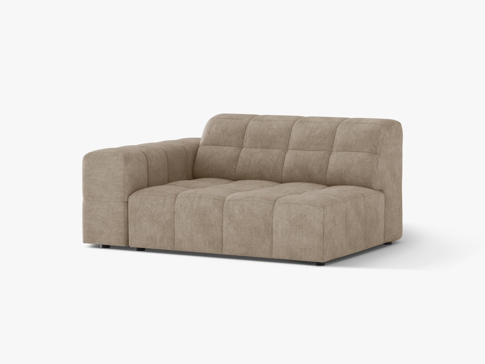 Micadoni Jennifer Sofamodul XL Links Chenille Eden Dunkelbeige