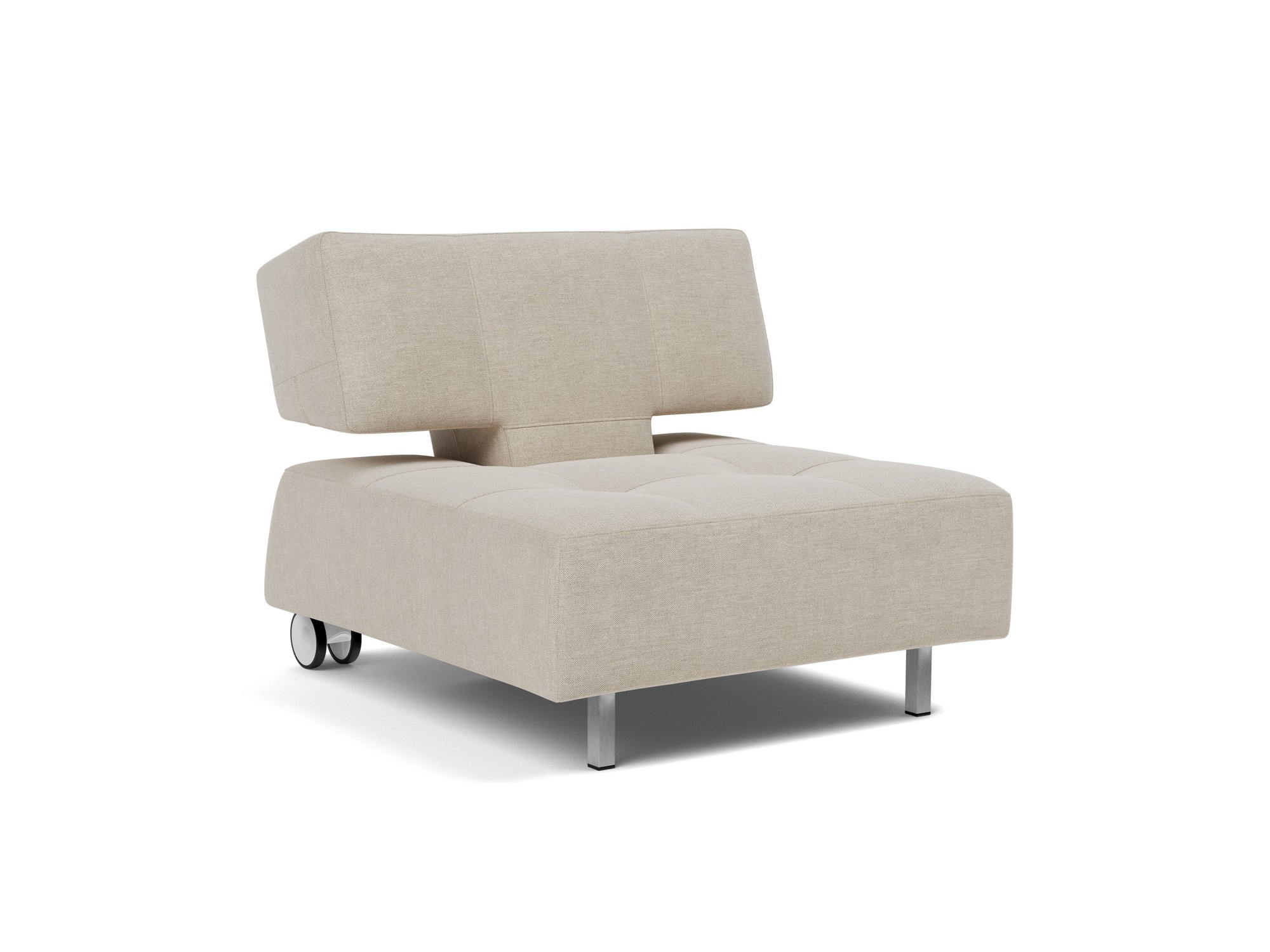 Sessel Long Horn D.E.L. Flachgewebe Phobos 586-Latte