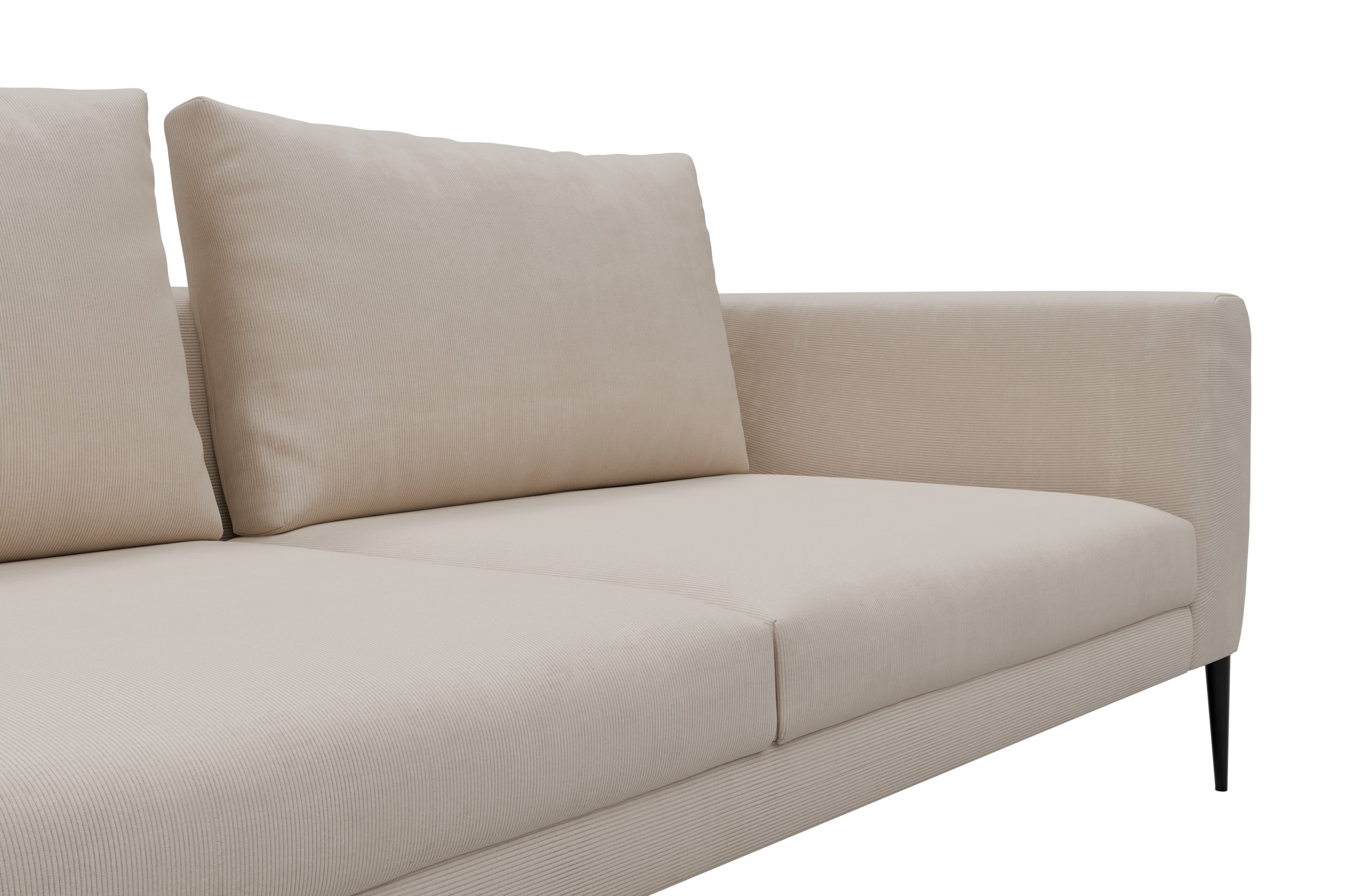 Sofa Paul 2-Sitzer Cordufine-Off-White