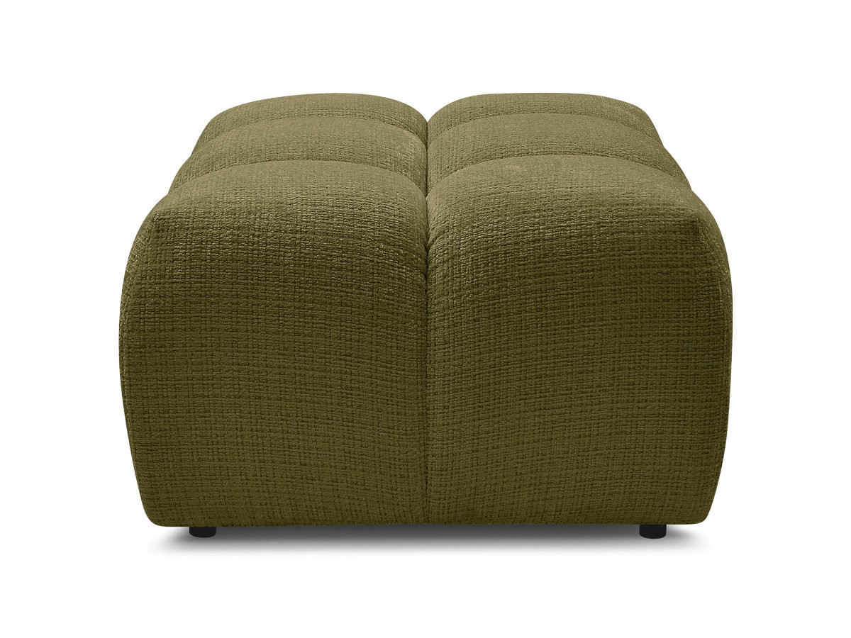 Bobochic Melisse Pouf Strukturstoff Grün