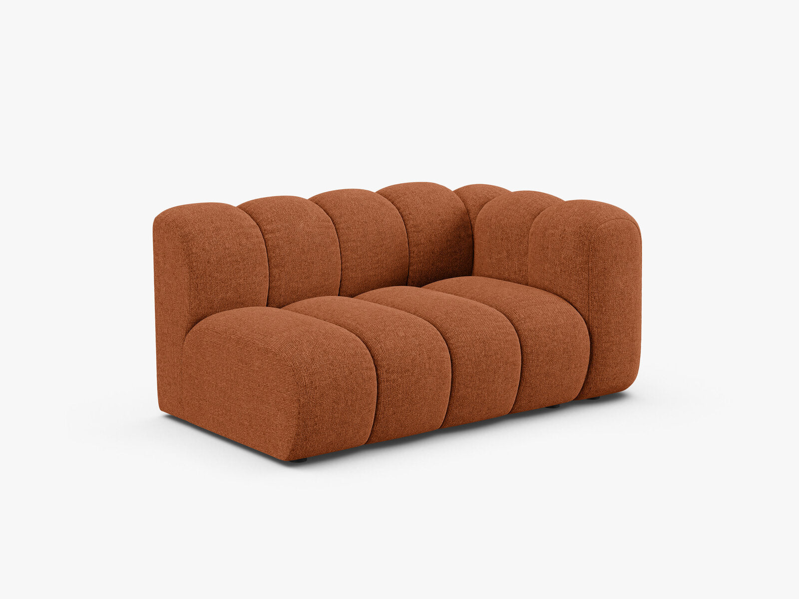 Micadoni Modul Lupine 2-Sitzer Chenille Eden Ziegel Rechts