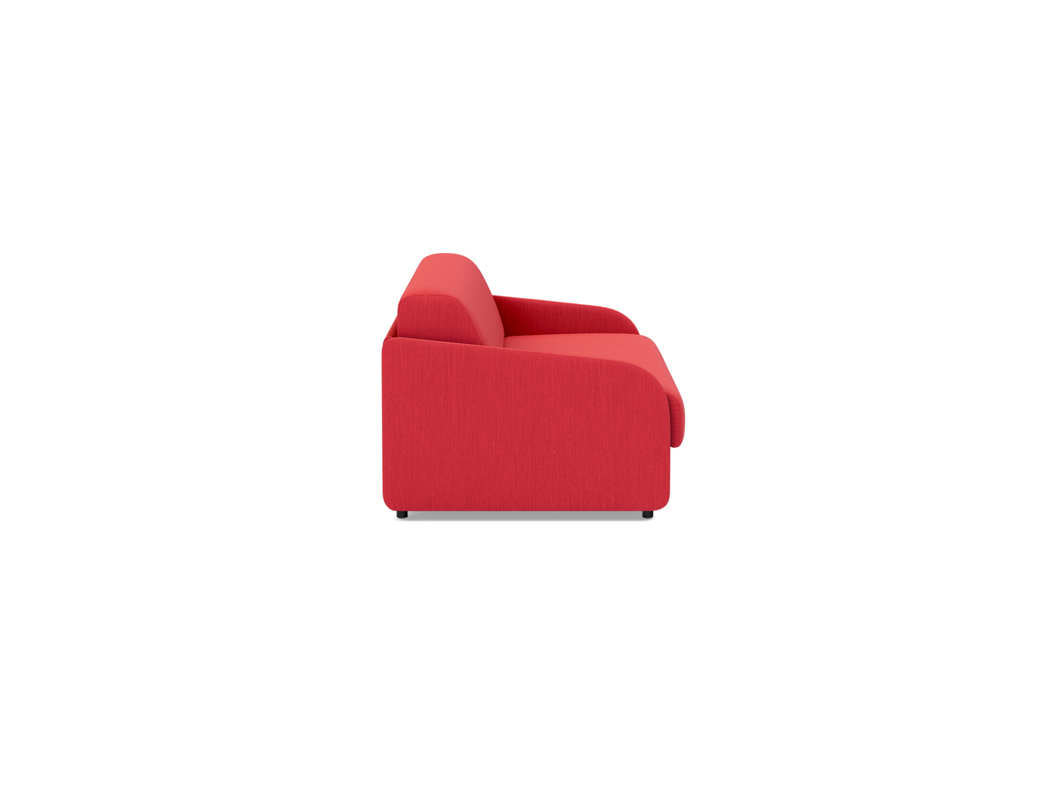 Schlafsofa Eivor mit Memory-Matratze 160 Flachgewebe Elegance 511-Red