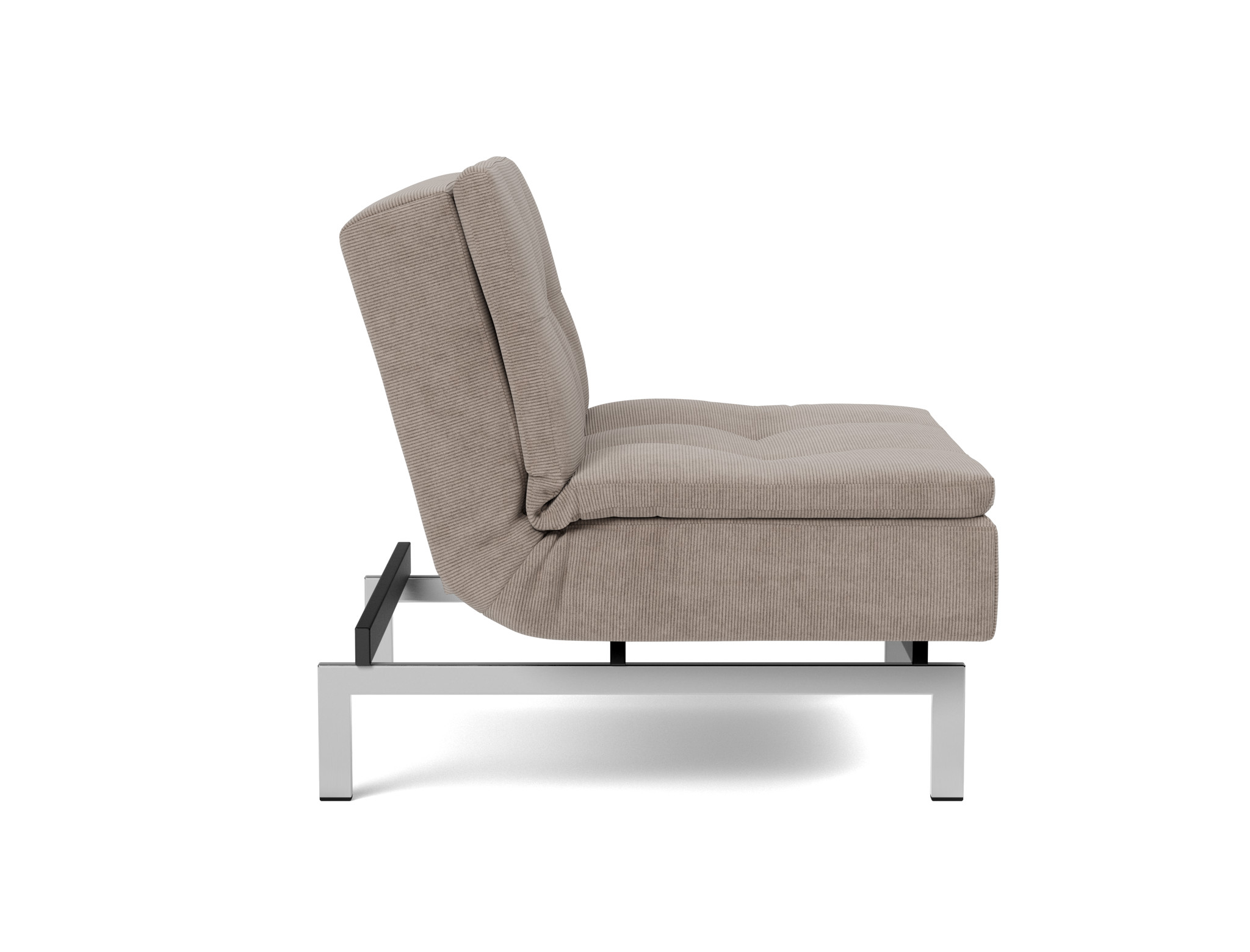 Sessel Dublexo Kord Cordufine 318-Beige Beine Chrom