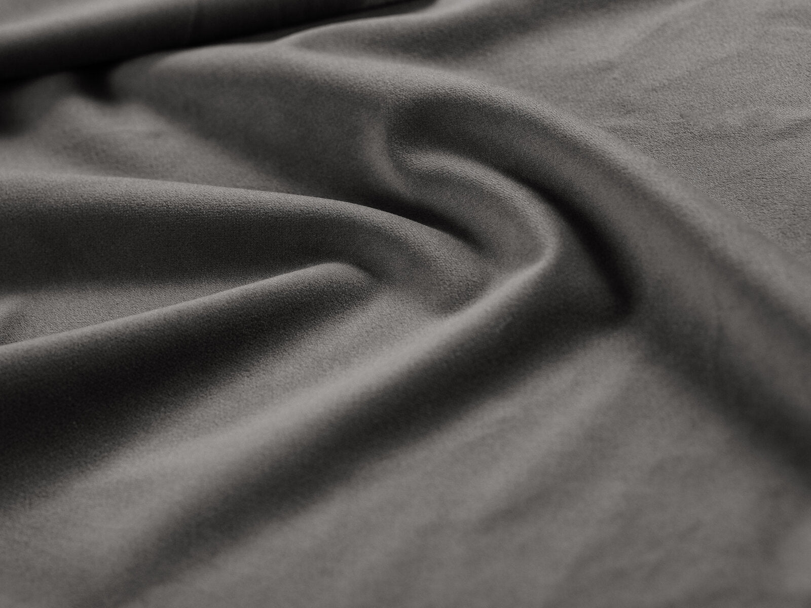 Micadoni Stauraumbett mit Kopfteil Eloise Samt Magic Velvet Dunkelgrau 140x200