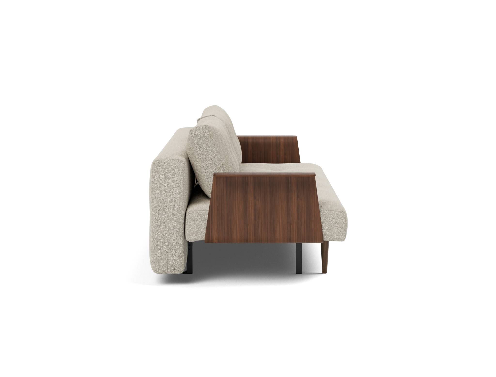 Schlafsofa Recast mit Armlehnen Boucle Skandi 539-Beige
