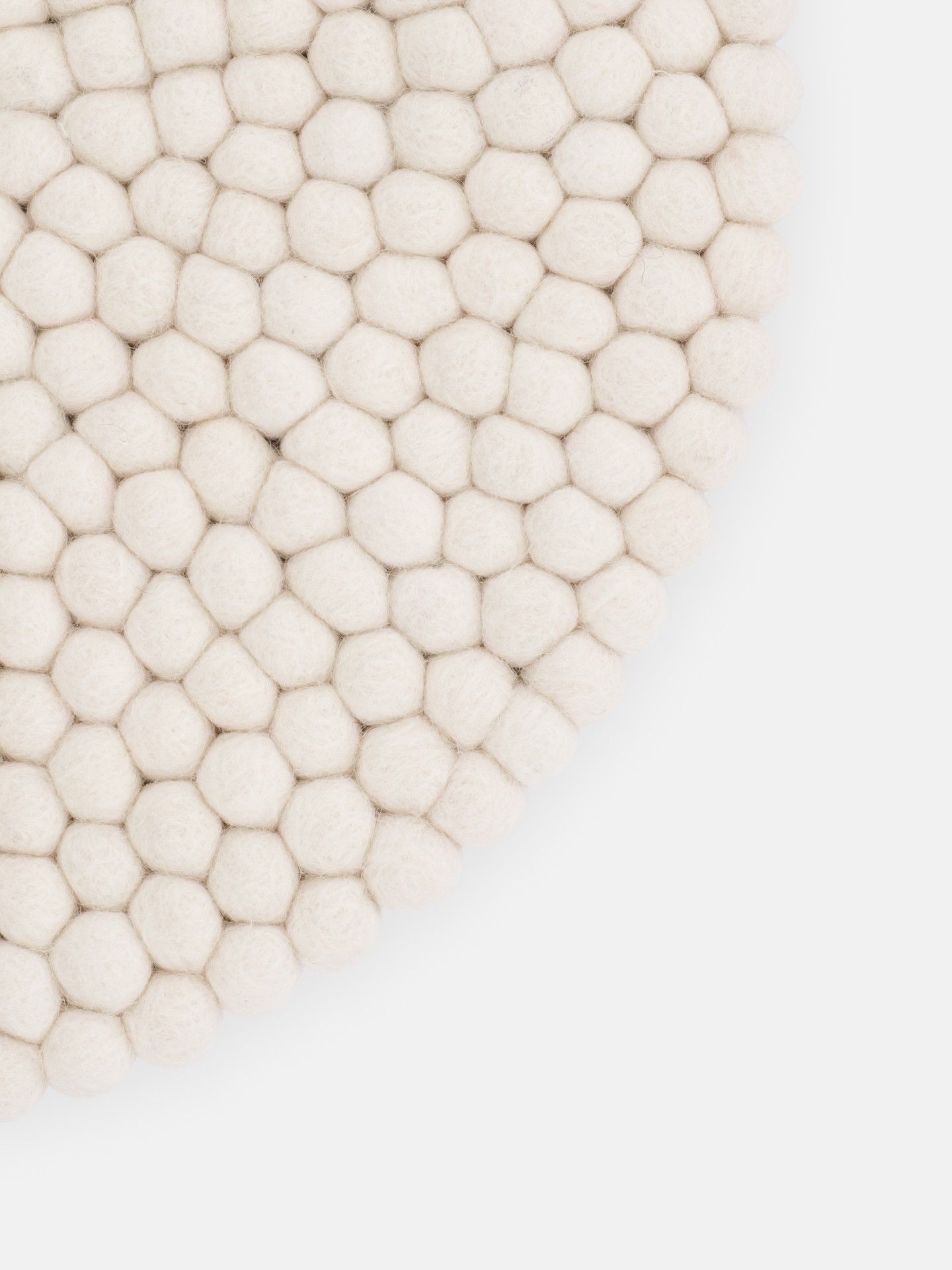 myfelt Linea - Filzkugel Sitzauflage rund