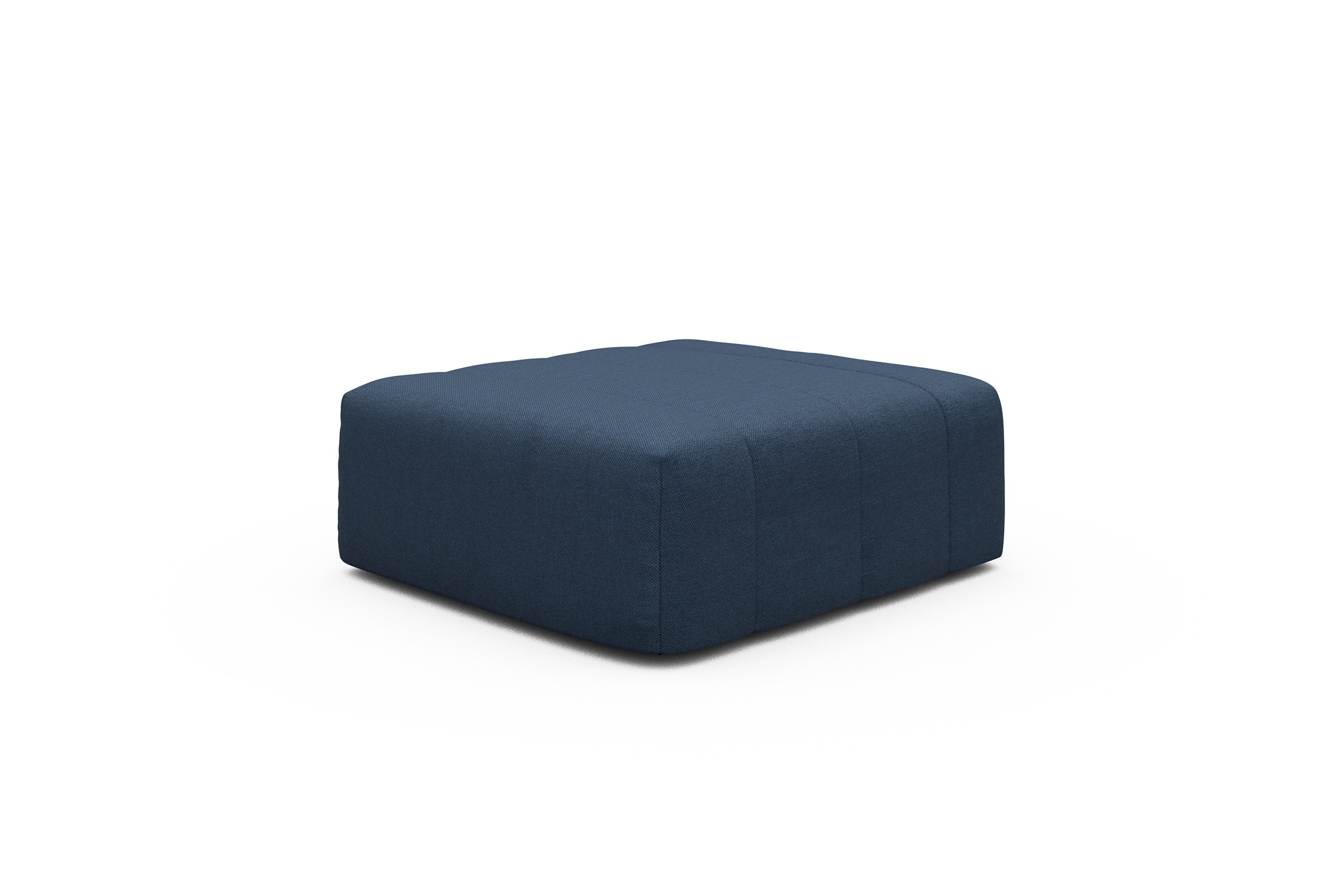 Sitzhocker Hugo Ottomane Weda-Blue
