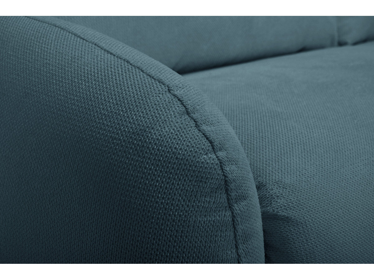 Bobochic Kenan Schlafsofa 3-Sitzer Stoff Dunkelblau, Liegefläche 160 × 196 cm
