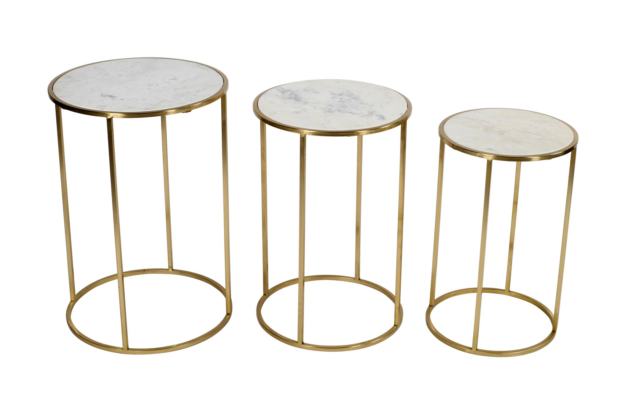 Livin Hill Tischsatz rund Avola Gold AV2130-39