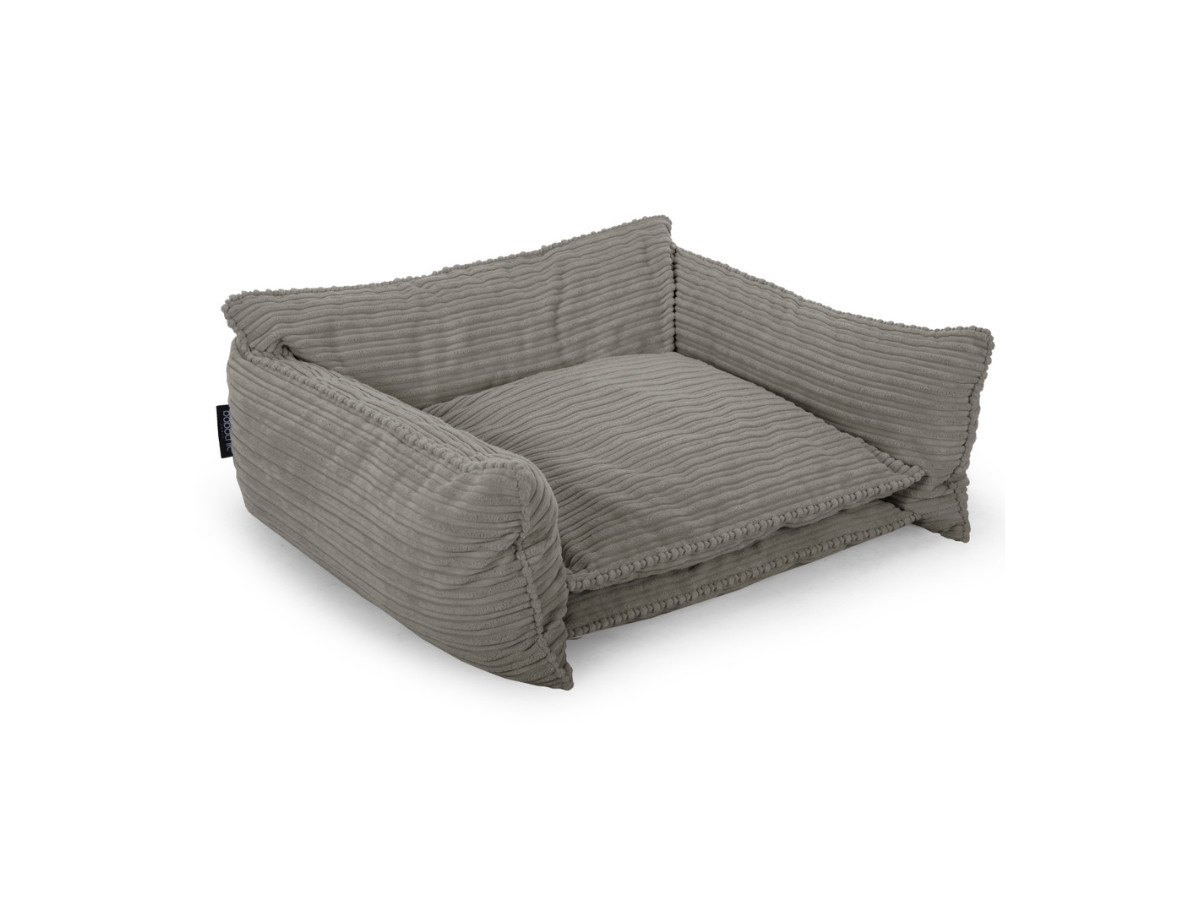 Bobochic Pluto Hundekorb Cordsamt Taupe, Größe XL (100 cm)