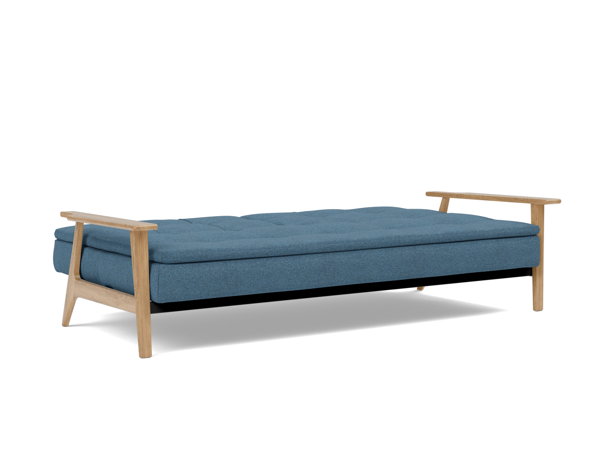 Schlafsofa Dublexo Frej Strukturierter Stoff Weda 302-Weda-Blue