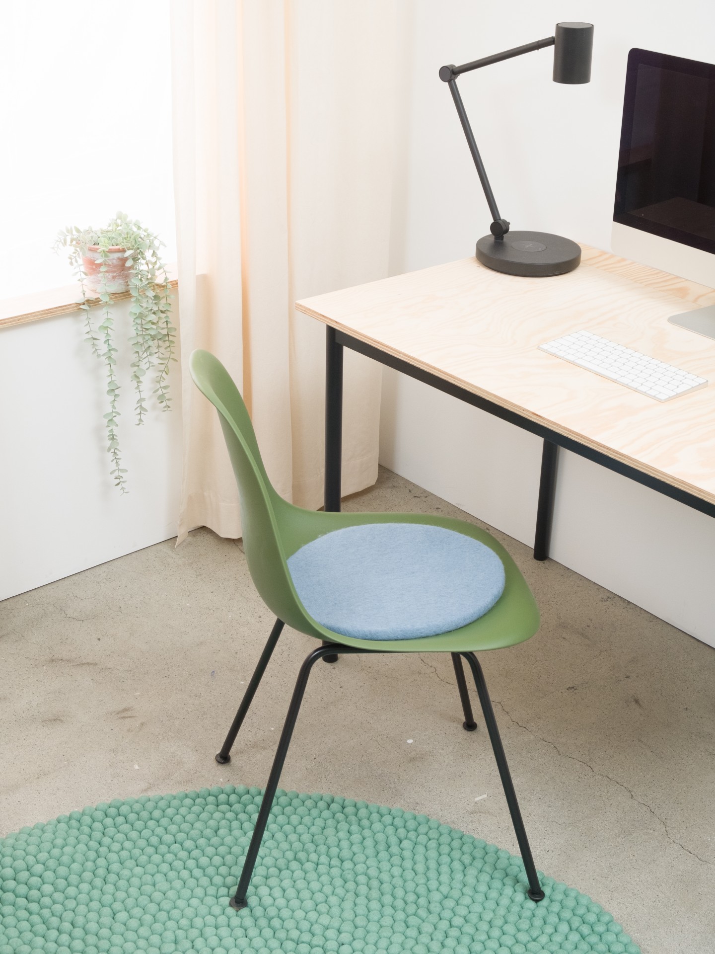 myfelt Mia - Flache Sitzauflage rund