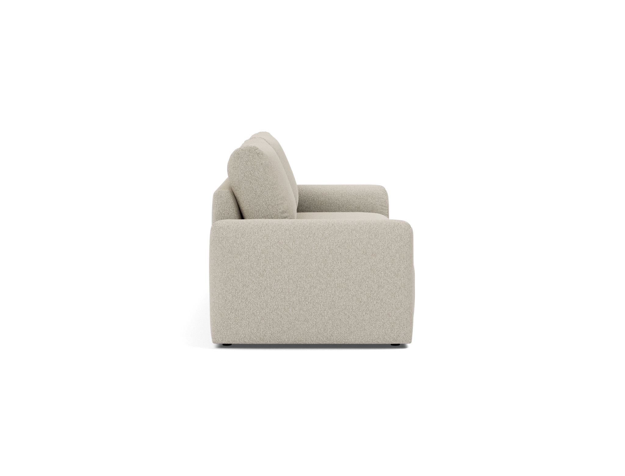Schlafsofa Norum mit Chunky-Armlehnen Boucle Skandi 539-Beige