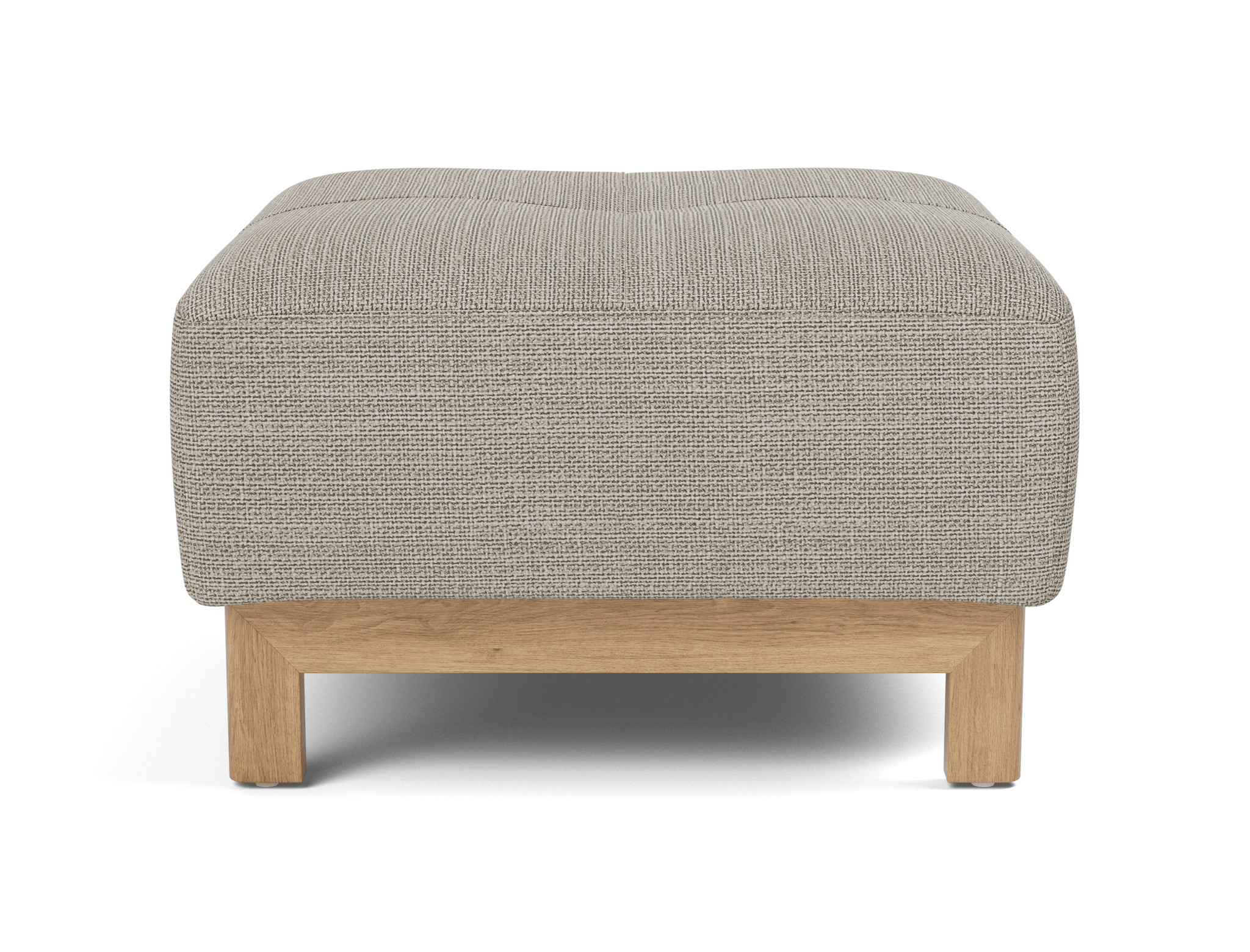 Hocker Pyxis Strukturierter Stoff Kenya 579-Gravel