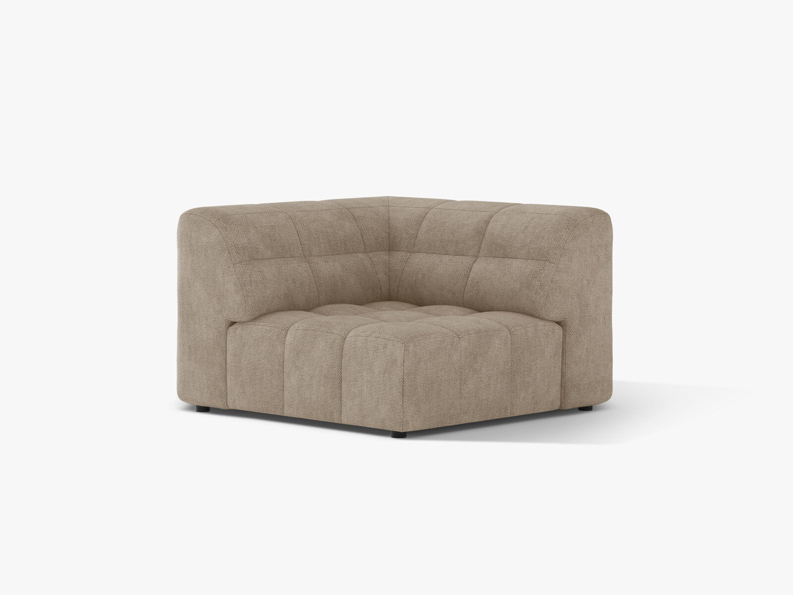 Micadoni Jennifer Eckmodul Chenille Eden Dunkelbeige