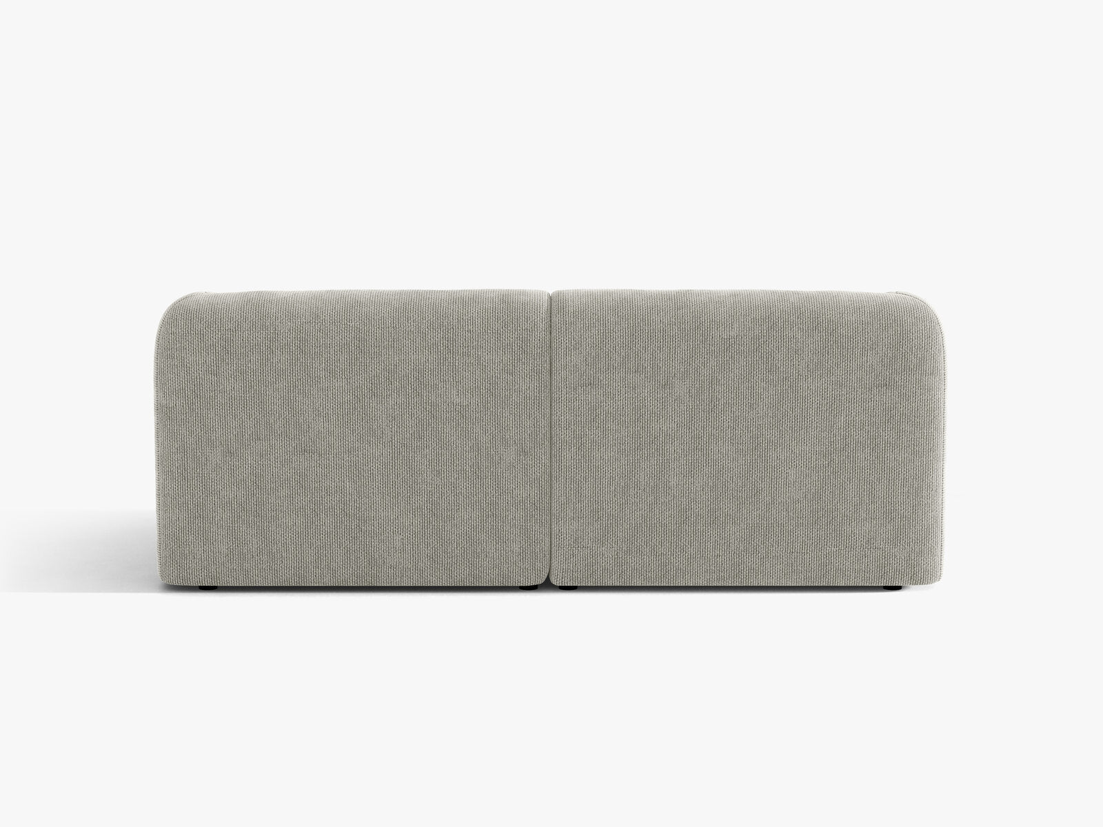 Micadoni Sofa Miley 2-Sitzer Chenille Haga Hellgrau