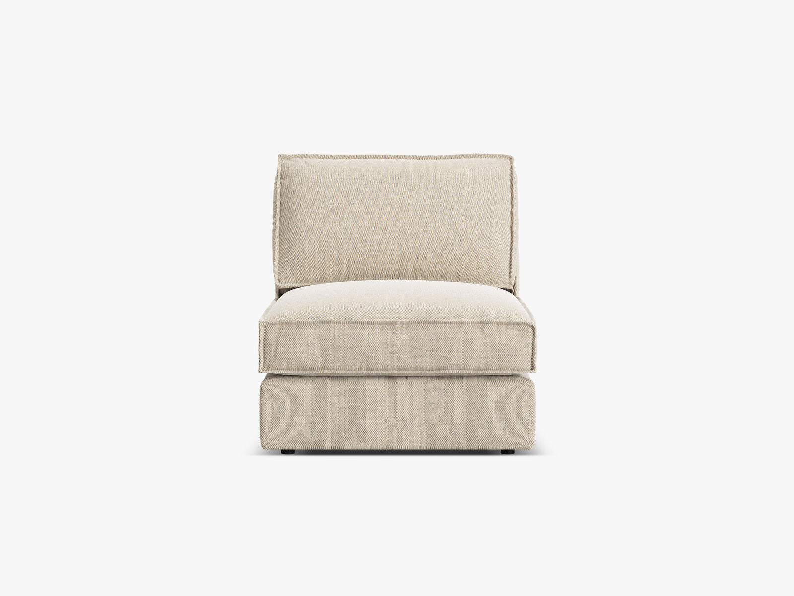 Micadoni Mittelmodul Pola Strukturierter Stoff Babel Beige