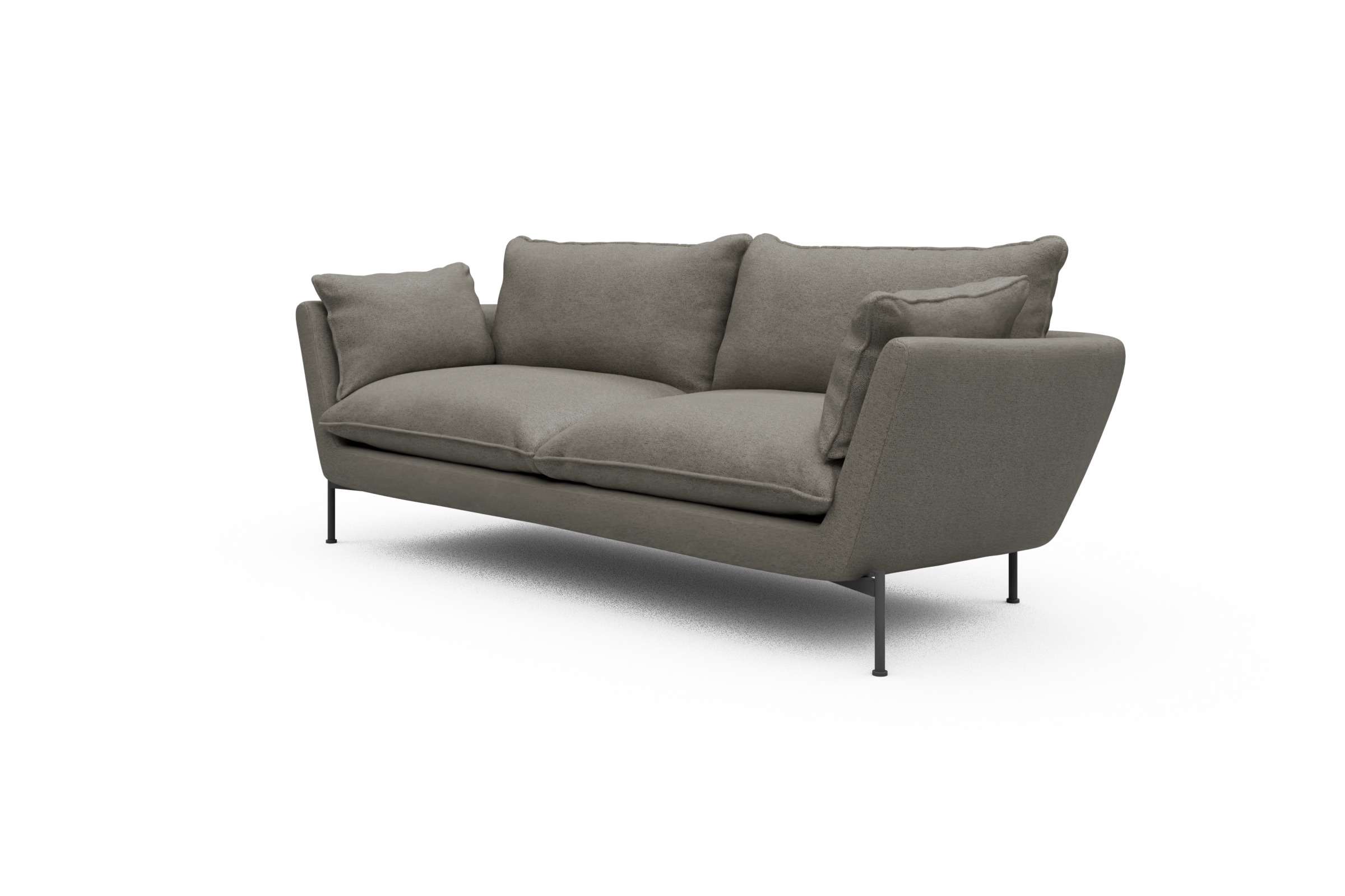 Sofa Anton PREMIUM 3-Sitzer Denari-Warm-Grey