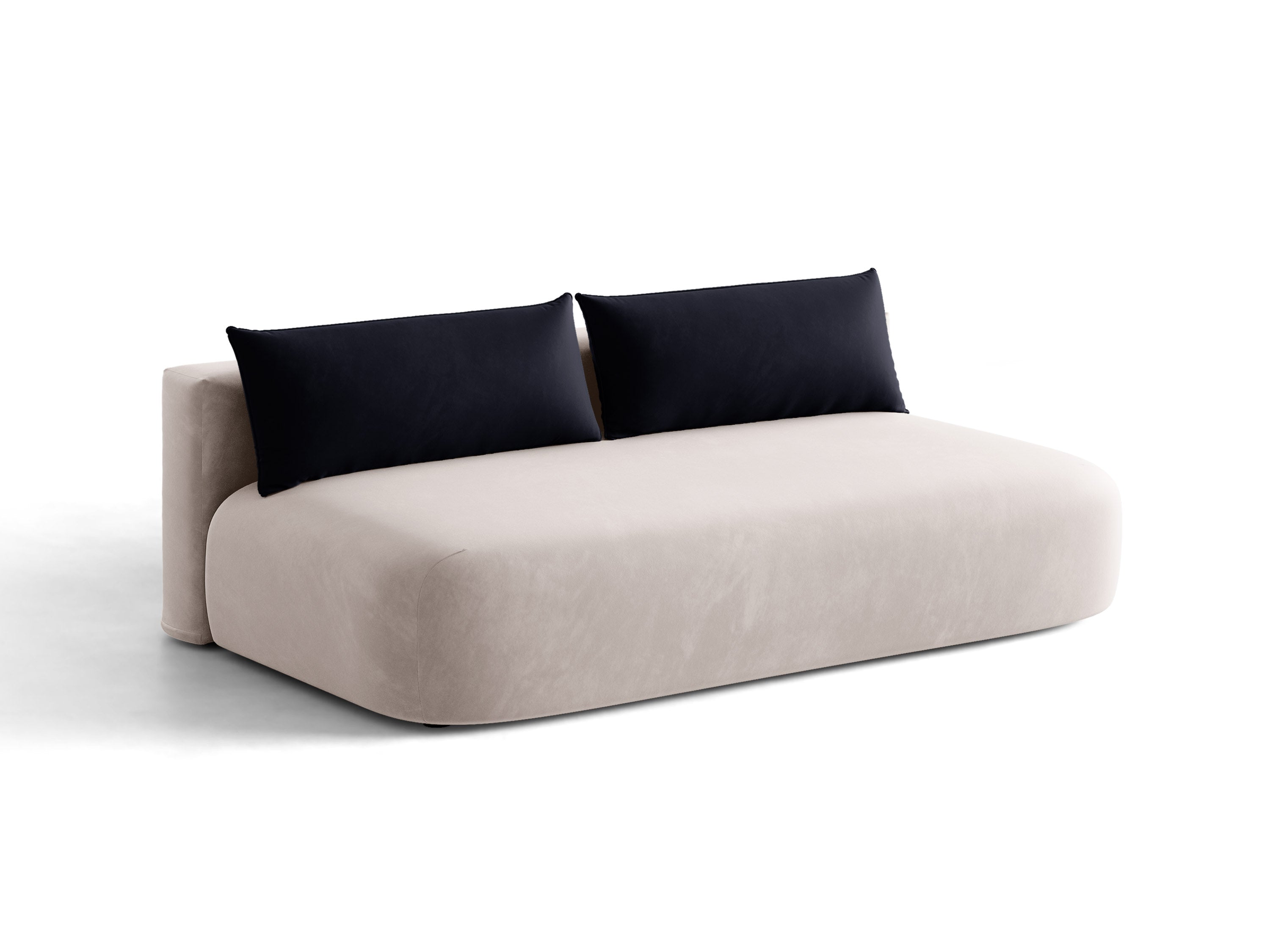 Micadoni Hena Sofa Mit Bettfunktion Und Stauraum Samt Salvador Hellgrau
