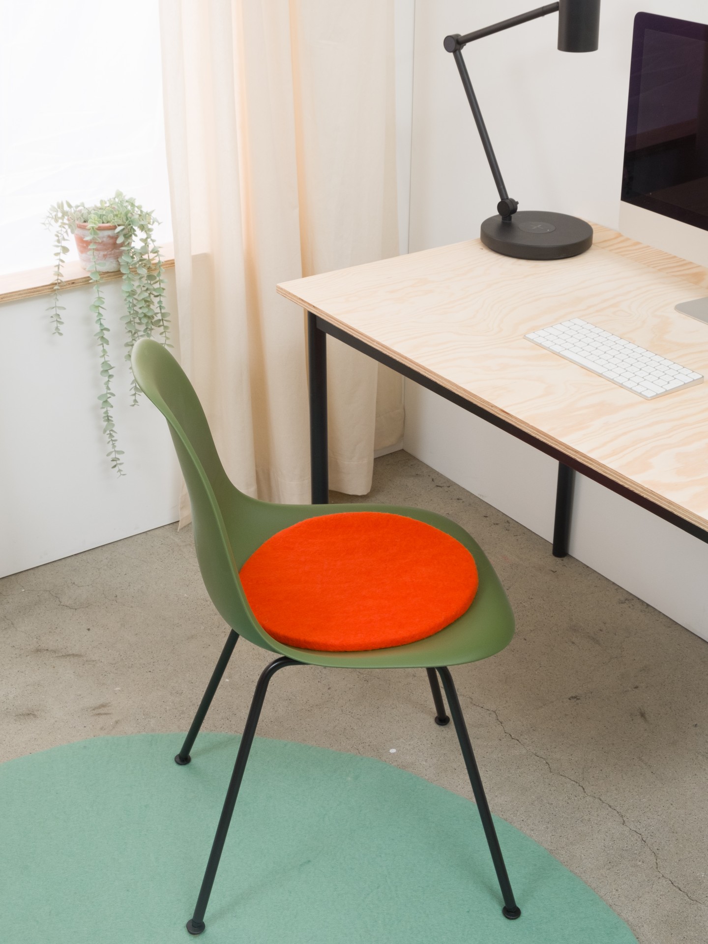 myfelt Mats - Flache Sitzauflage rund