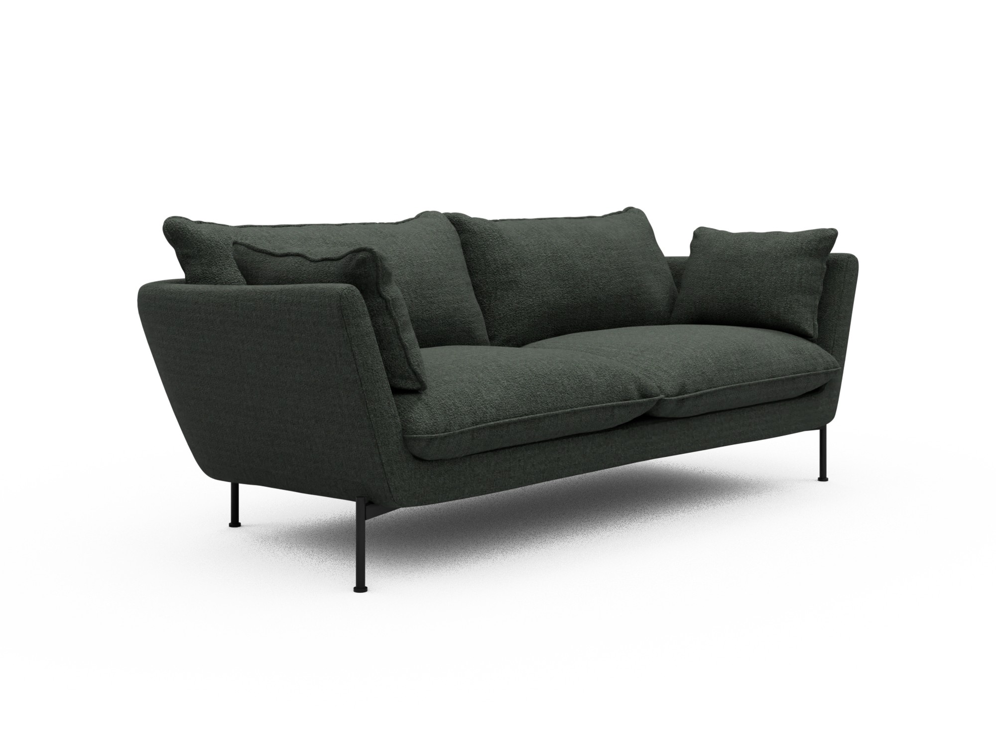 Skandi Home Sofa Anton Soft 2-Sitzer Aivi-Pine-Green moebelfaktor