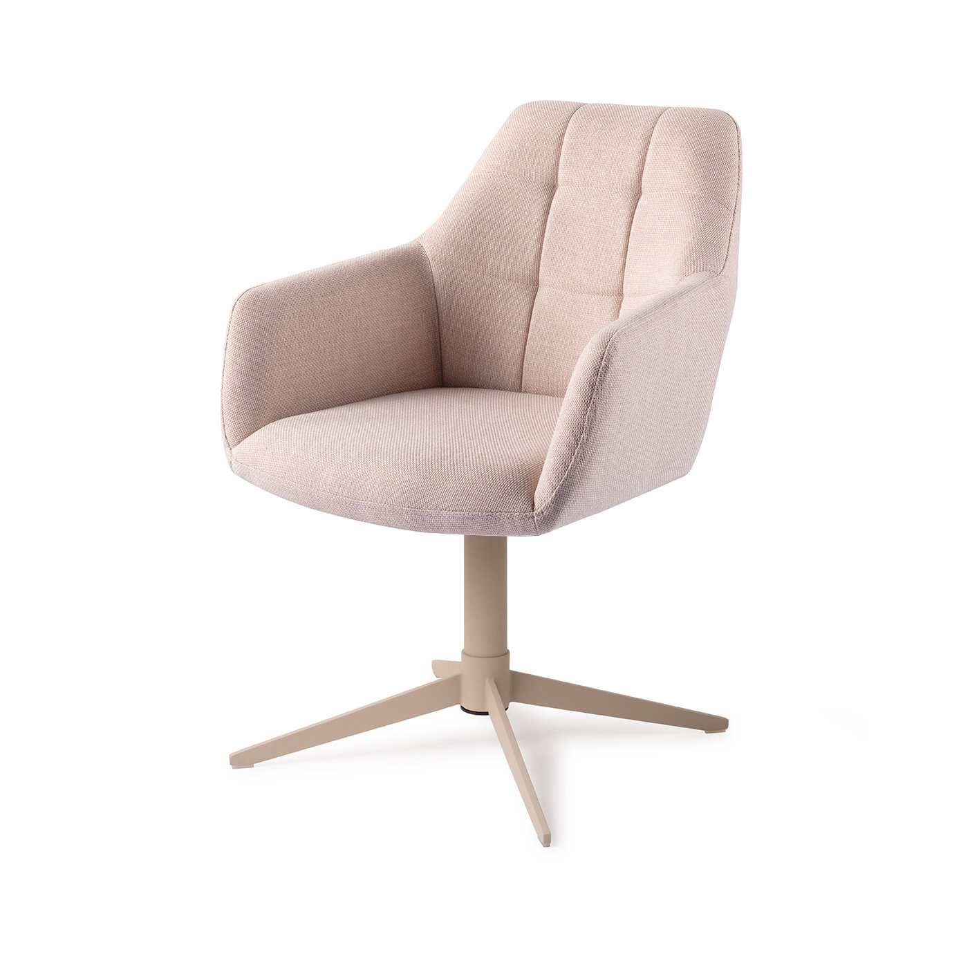 Jesper Home Esszimmerstuhl Noto Petal Pink Quad Beige