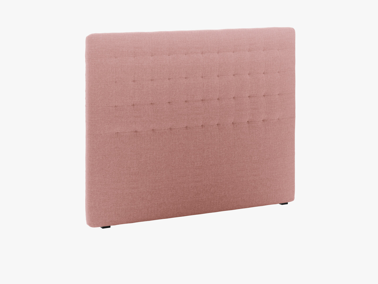 Micadoni Nova Samtiger Kopfteil 120 cm (H 120 cm) Strukturierter Stoff Liberty Rosa 160x120