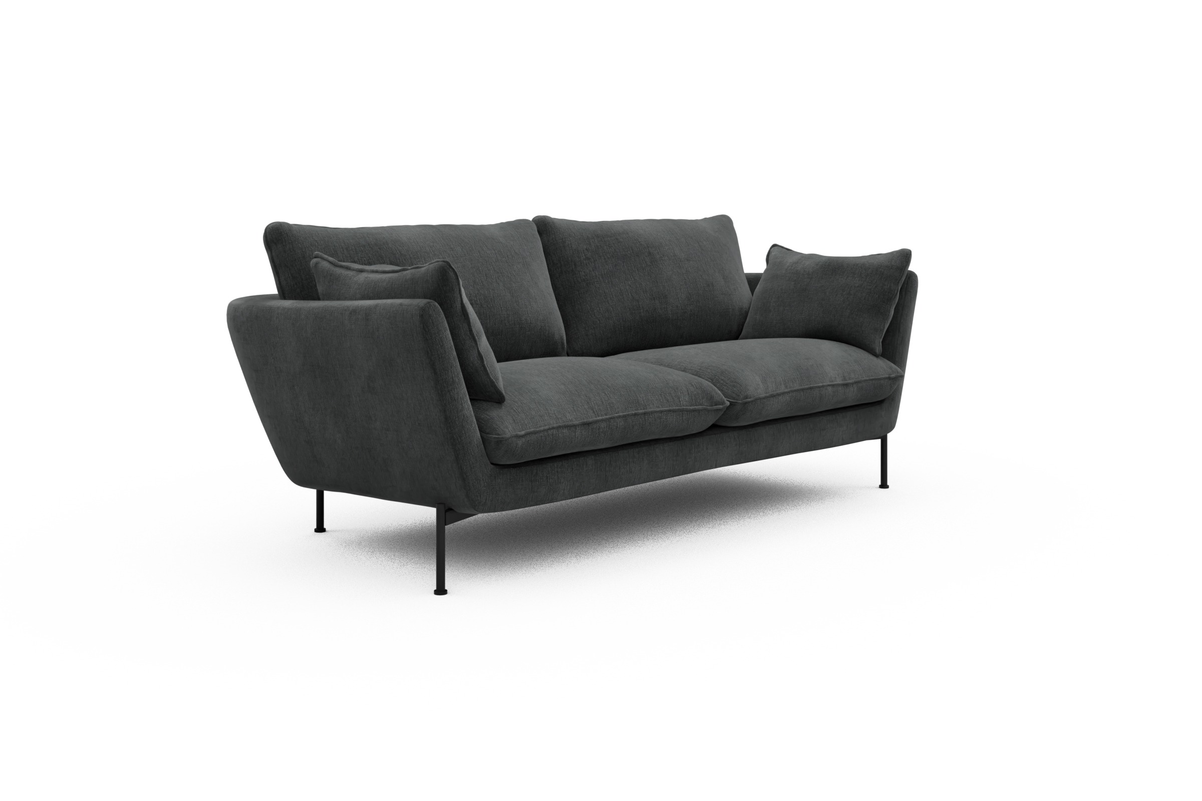 Sofa Anton 2-Sitzer Smooth-Deep-Warm-Grey