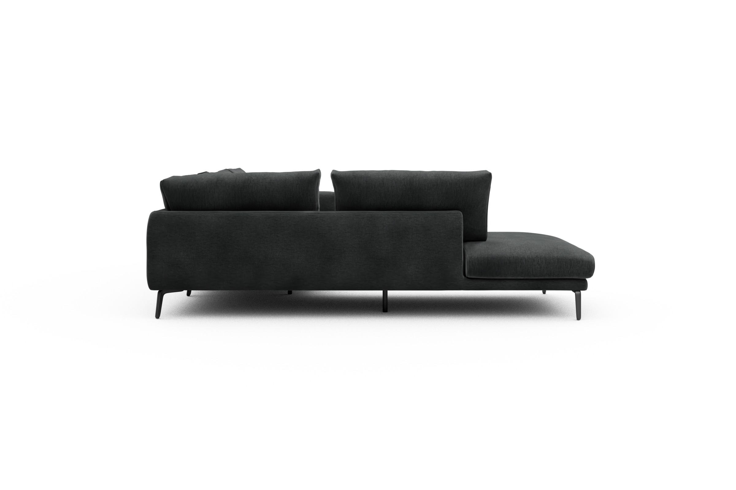 Ecksofa Karl Relax-Ecke links mit 2,5-Sitzer Smooth-Deep-Warm-Grey