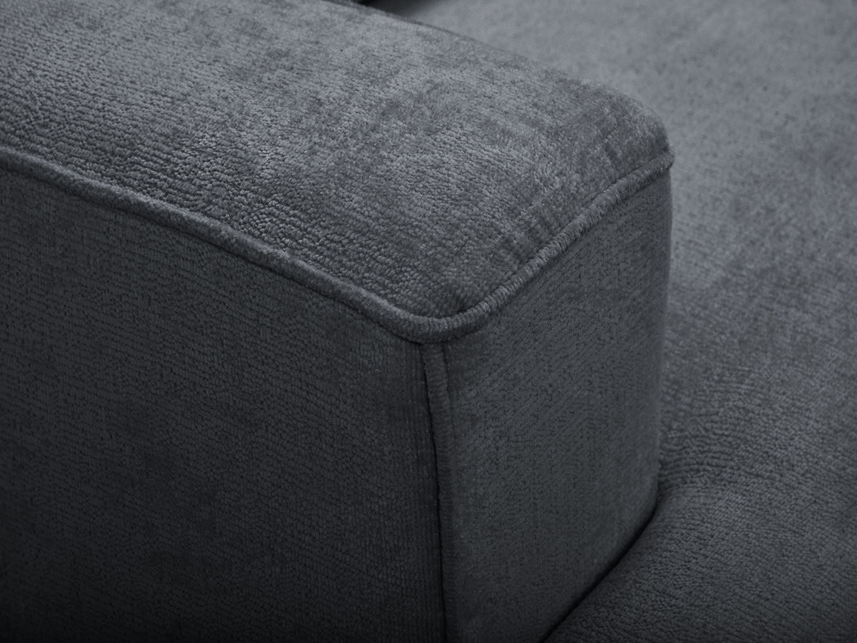 Bobochic Twiny Sofa 3-Sitzer Stoff Dunkelgrau