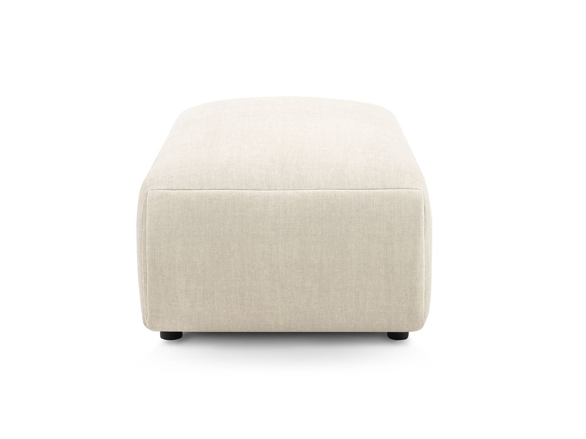 Bobochic Jeanne Pouf 66 × 117 cm Samt Beige