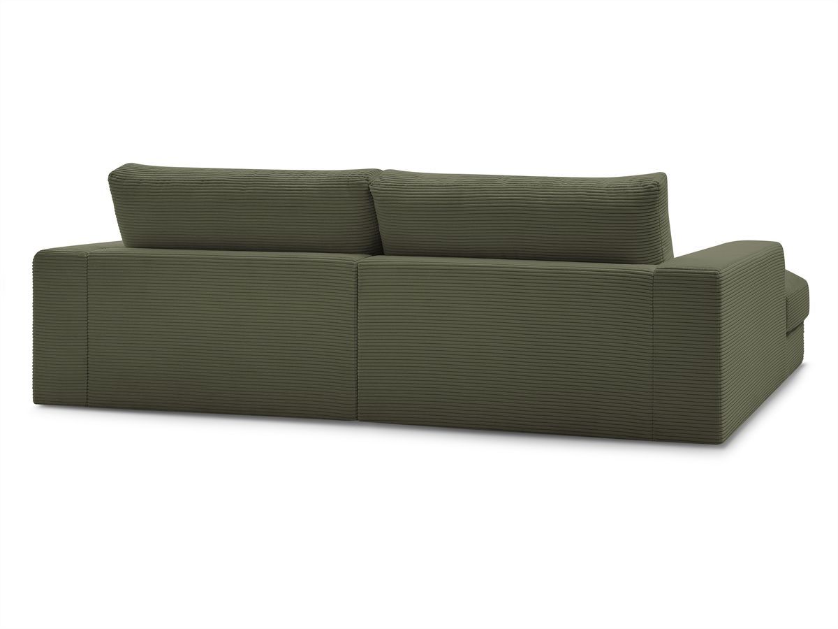 Bobochic Leonard Sofa 4-Sitzer 234 × 159 cm Cordsamt Hellgrün