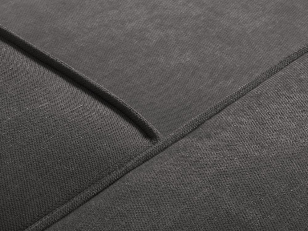 Cosmopolitan Design Ecksofa Turin 5-Sitzer Strukturierter Stoff Rosario Grau Links