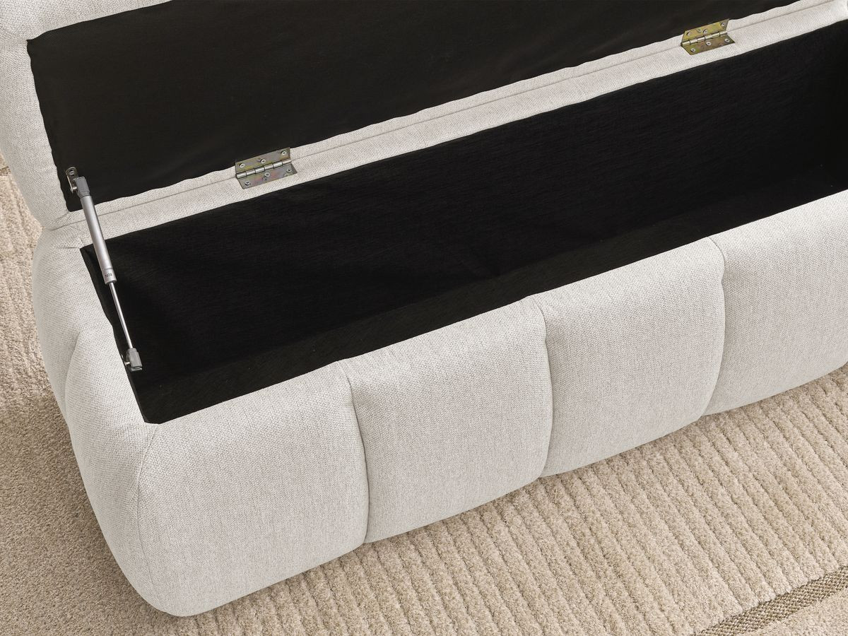 Bobochic Denali Bettbank 144 × 54 cm Stoff Beige