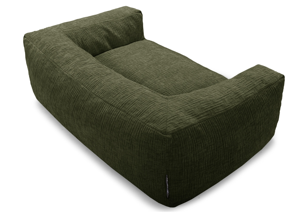 Bobochic Salto Hundekorb Strukturstoff Grün, Größe XXL (140 cm)