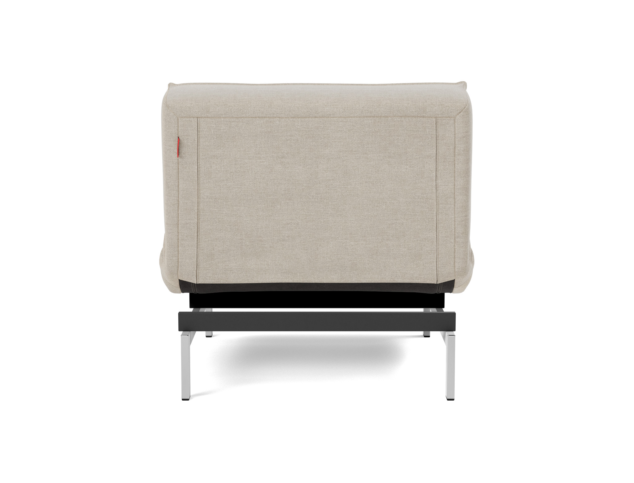 Sessel Splitback Flachgewebe Phobos 586-Latte Beine Chrom