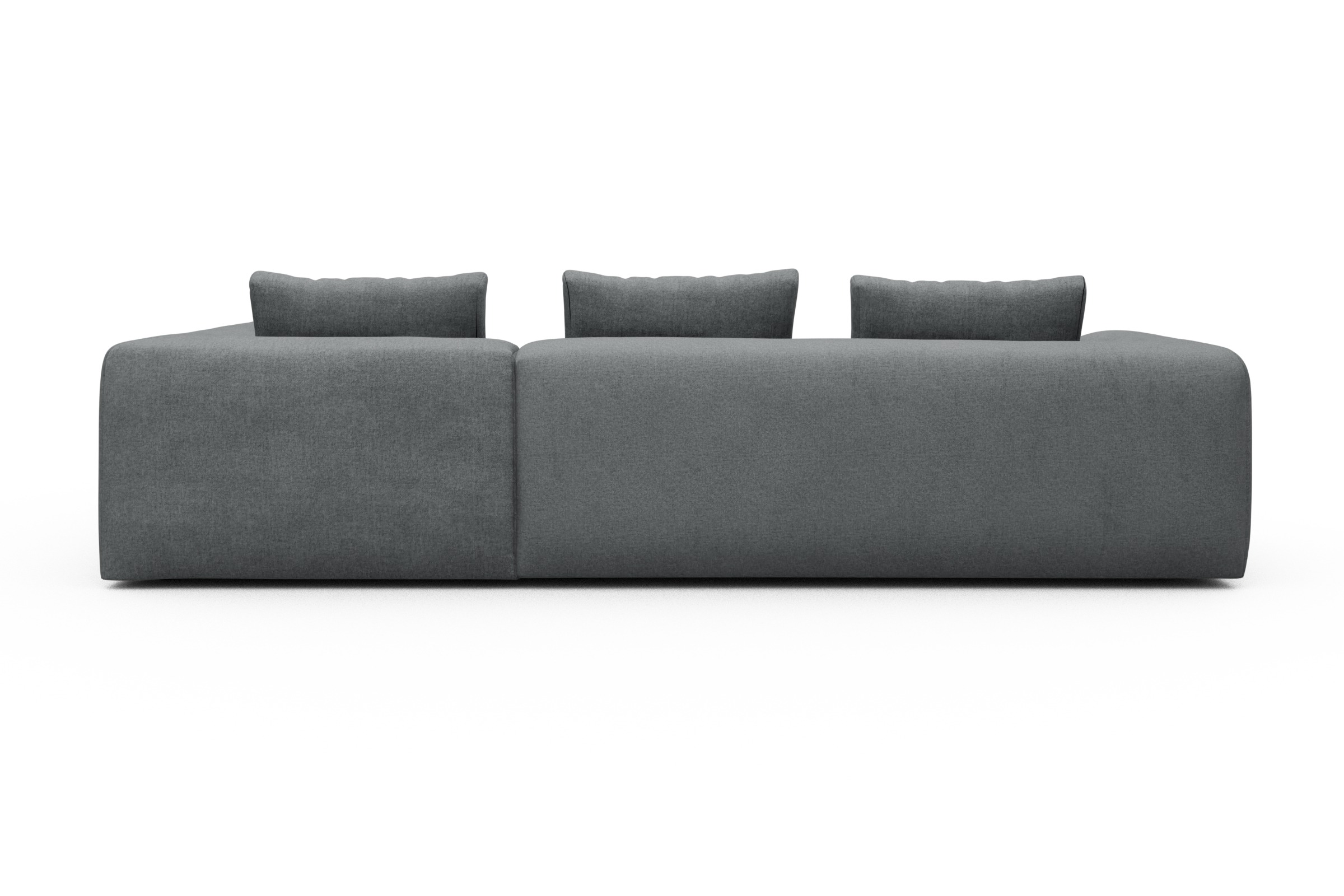 Ecksofa Fred Relax-Ecke rechts mit 2,5-Sitzer Casone-Gravel-Grey