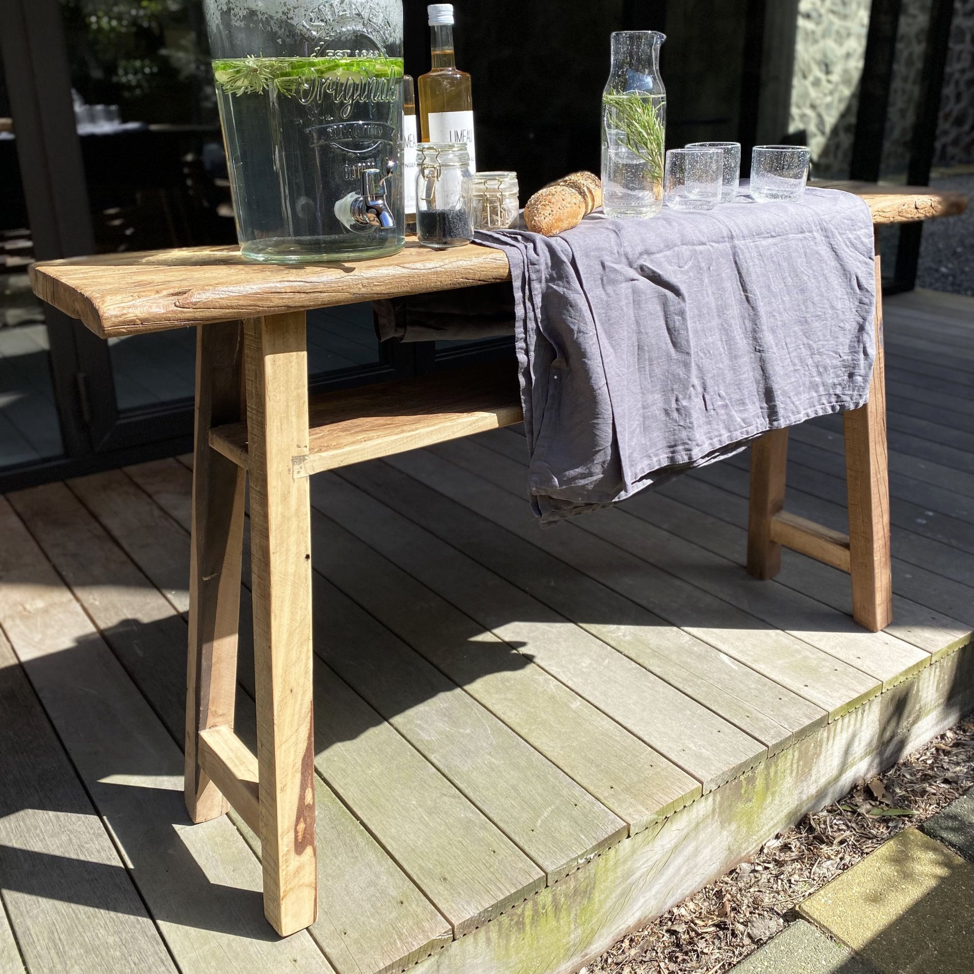 Raw Materials Farmwood Wandtisch/Beistelltisch groß